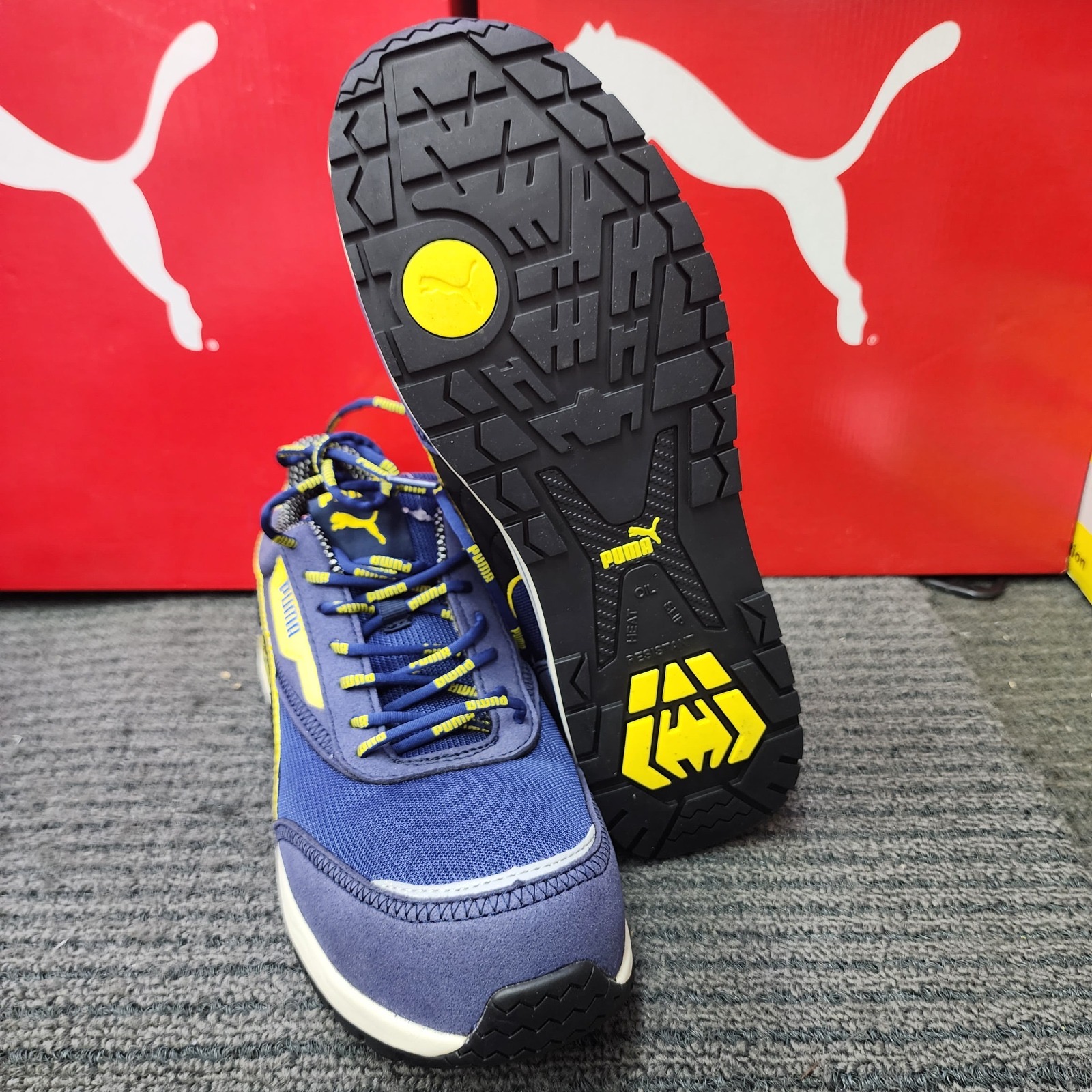 PUMA Safety 64.471.0 Rider Blue Low Cut Electrical Hazard EH Lace 644710 