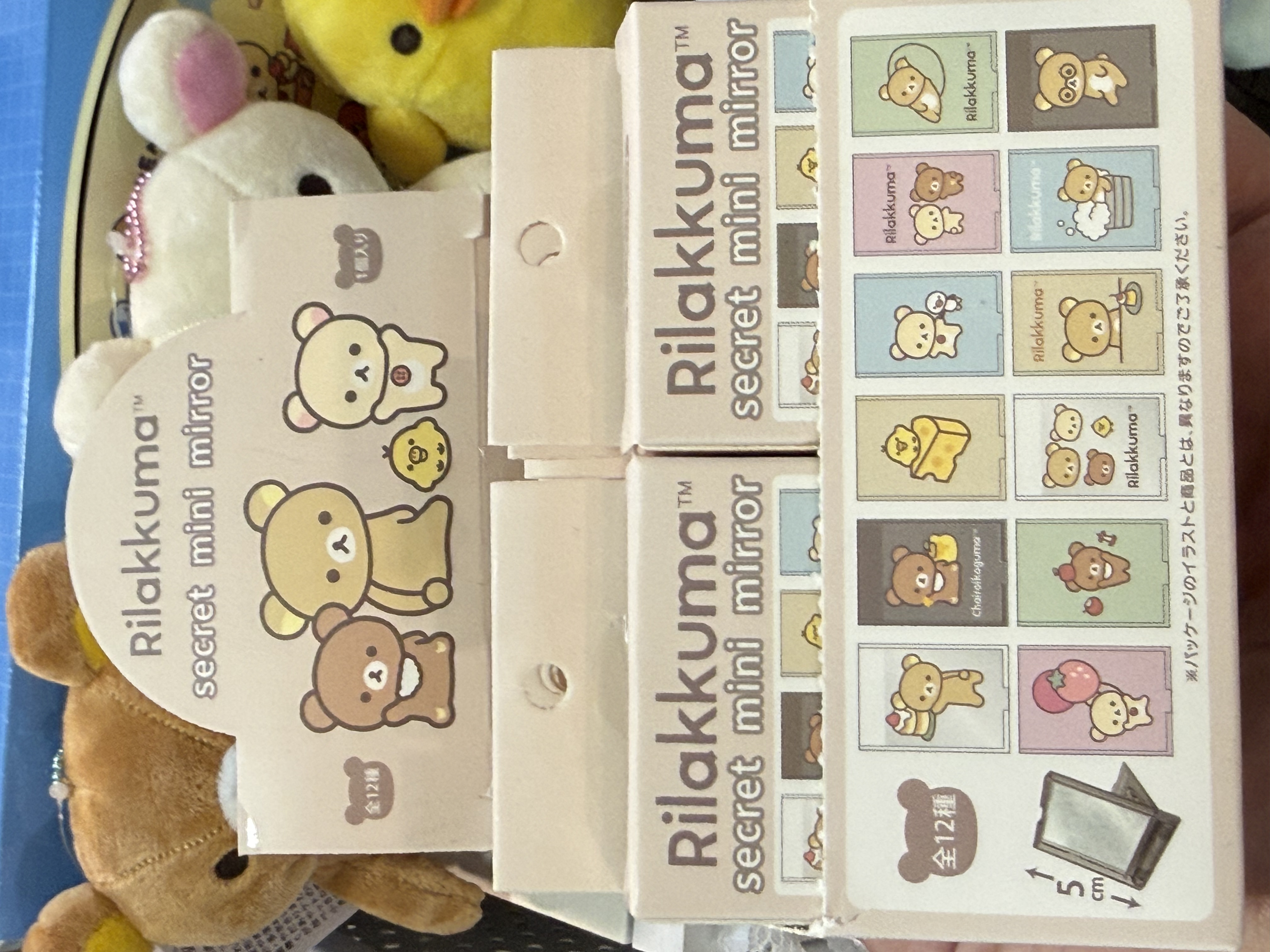 《現貨》全新new basic Rilakkuma系列 小鏡仔（盲盒抽）