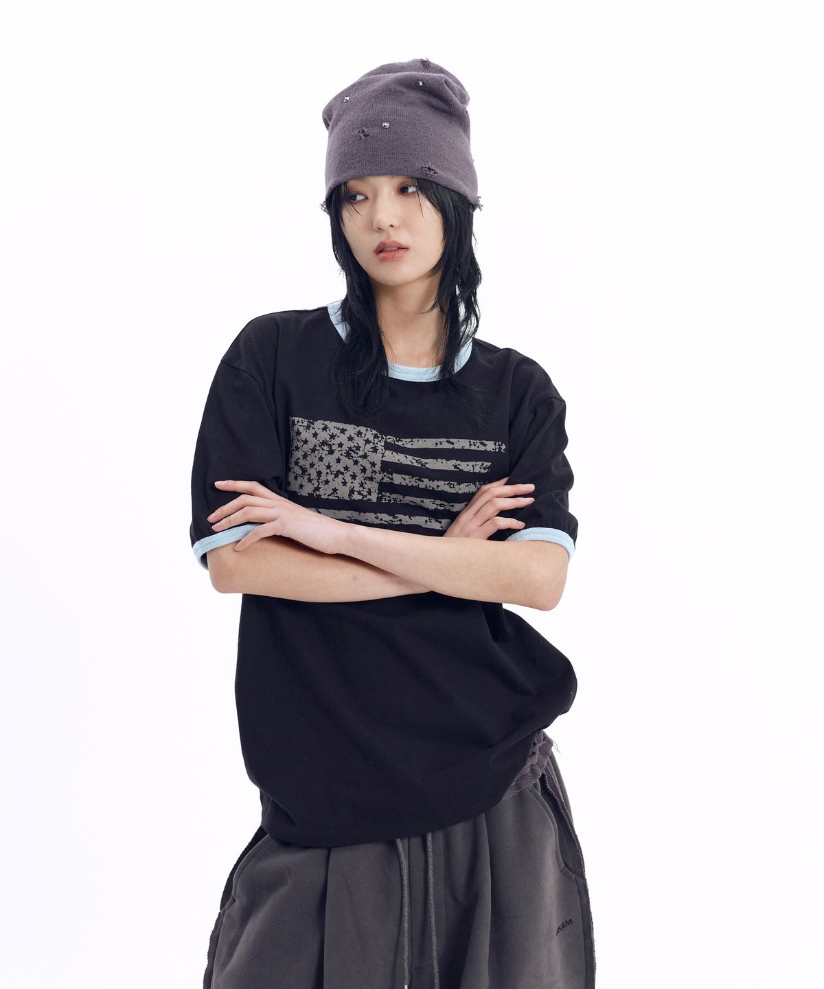 🇰🇷訂購｜AAKAM 26SS｜Star-Spangled Ringer Top 3色 