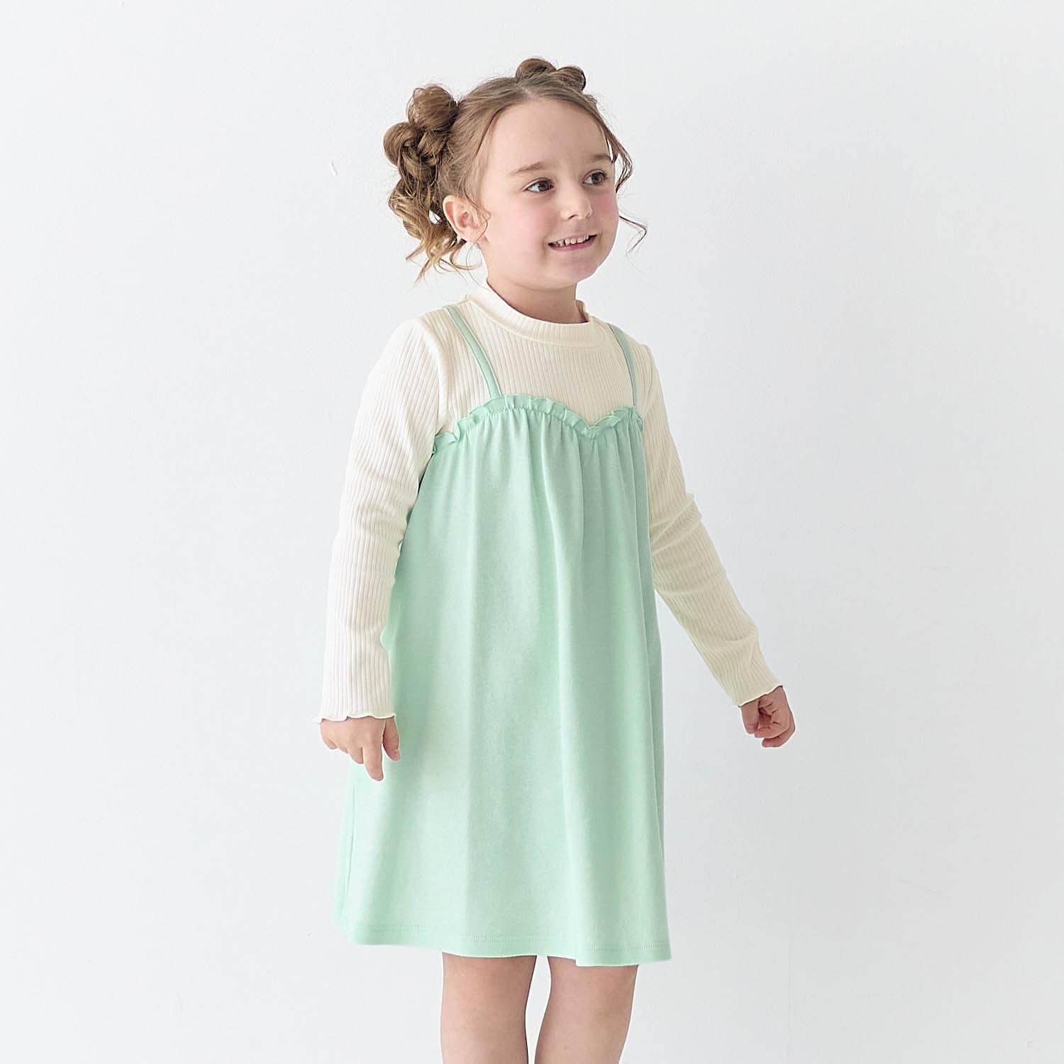 【⭐訂購⭐】 🇯🇵日本直送🌀日本品牌 假2件吊帶連衣裙🌀[PLBA-0057] [260307]