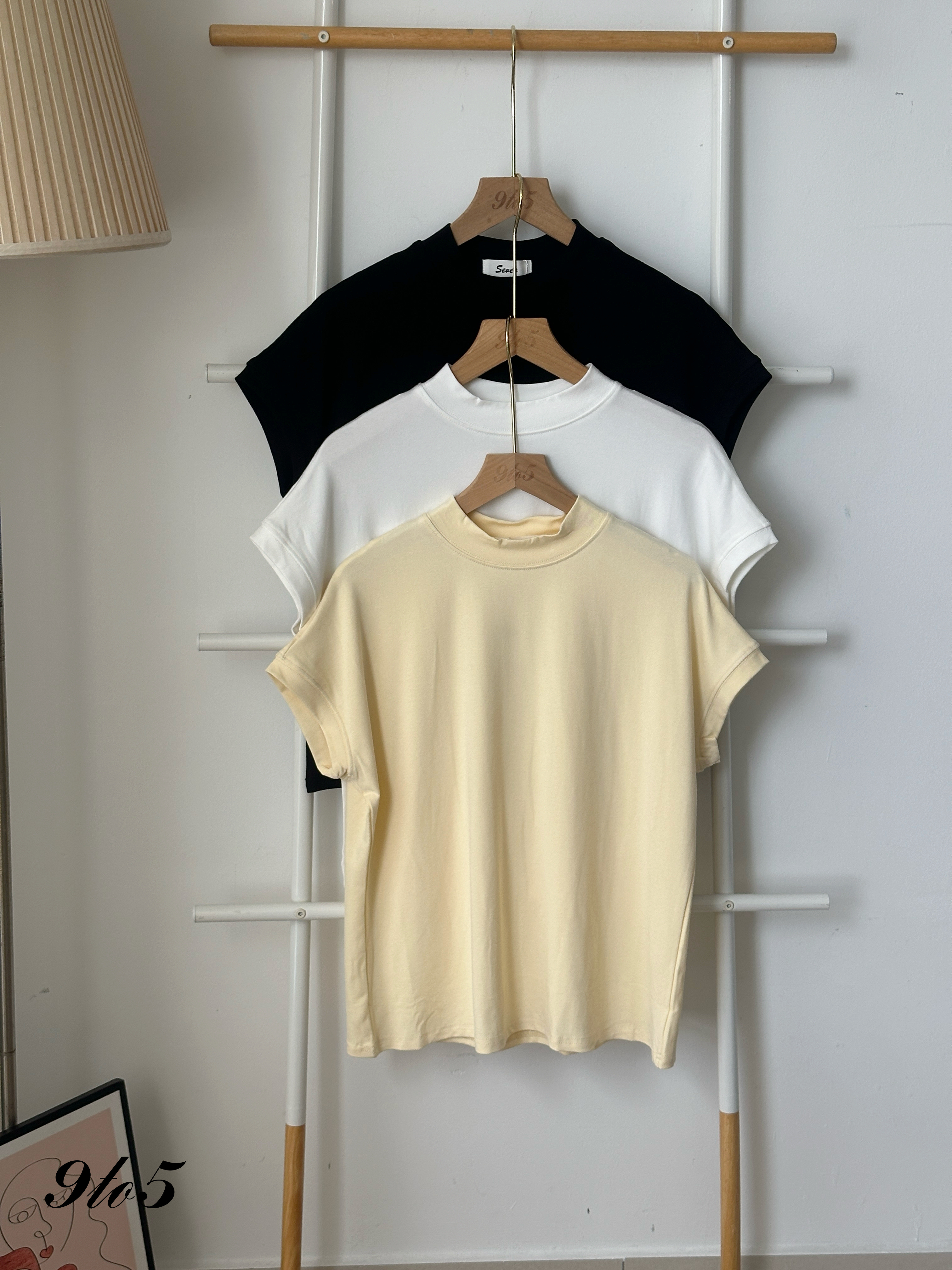 T4101 Mock Neck Tee - 3 Colors 