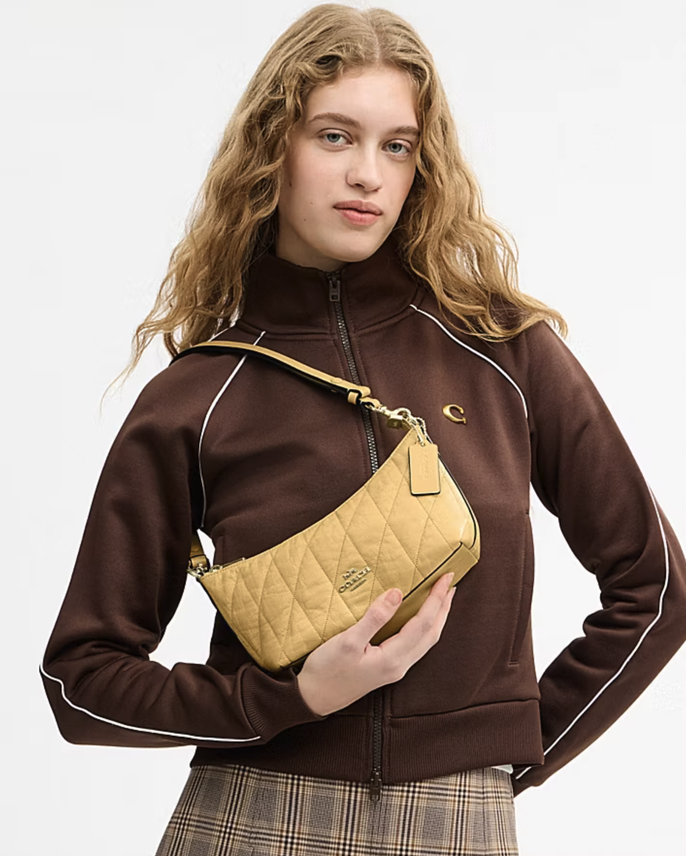 COACH Caitlin shoulder Bag with Quilting 