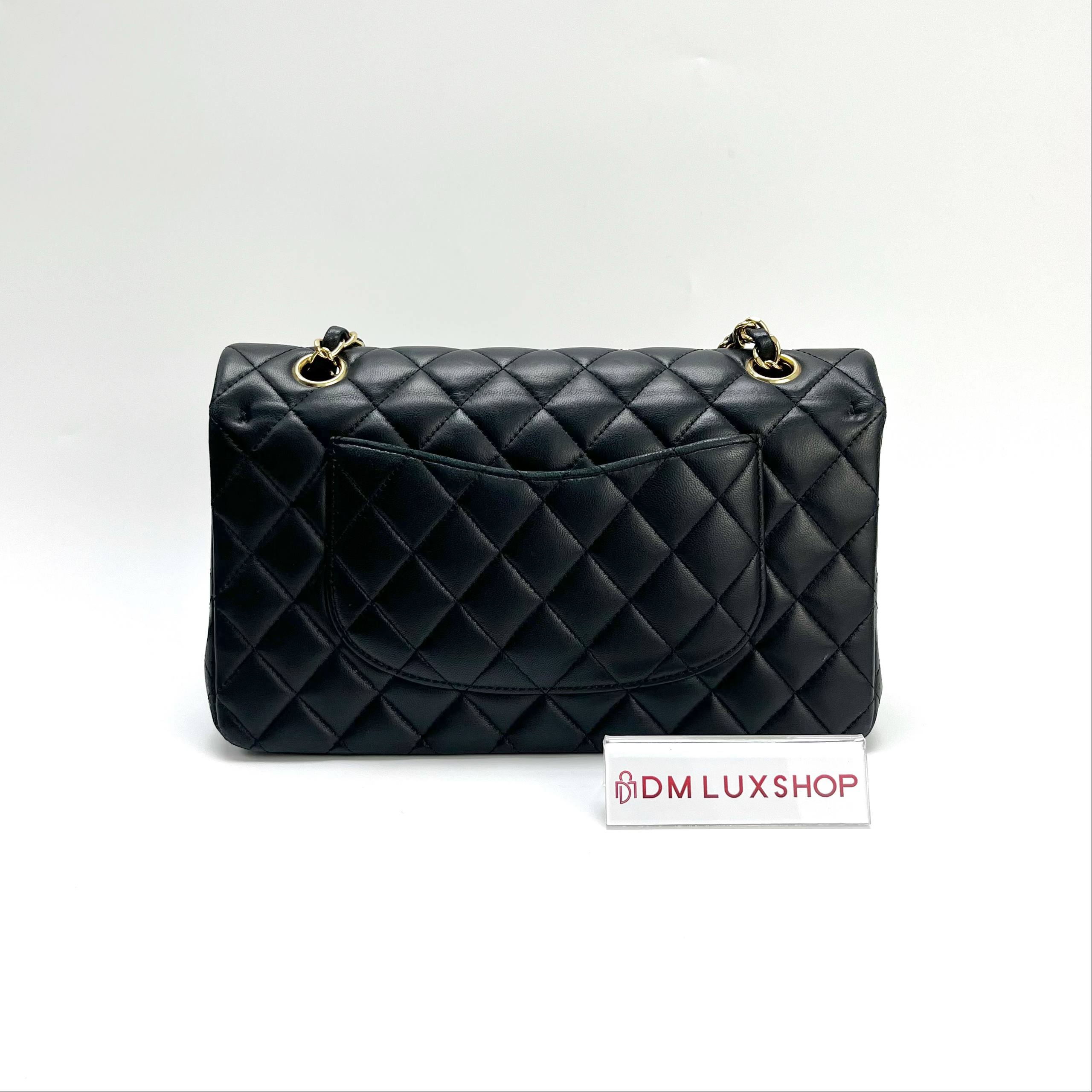 Chanel Black Lambskin CF Medium GHW (Serial 21)