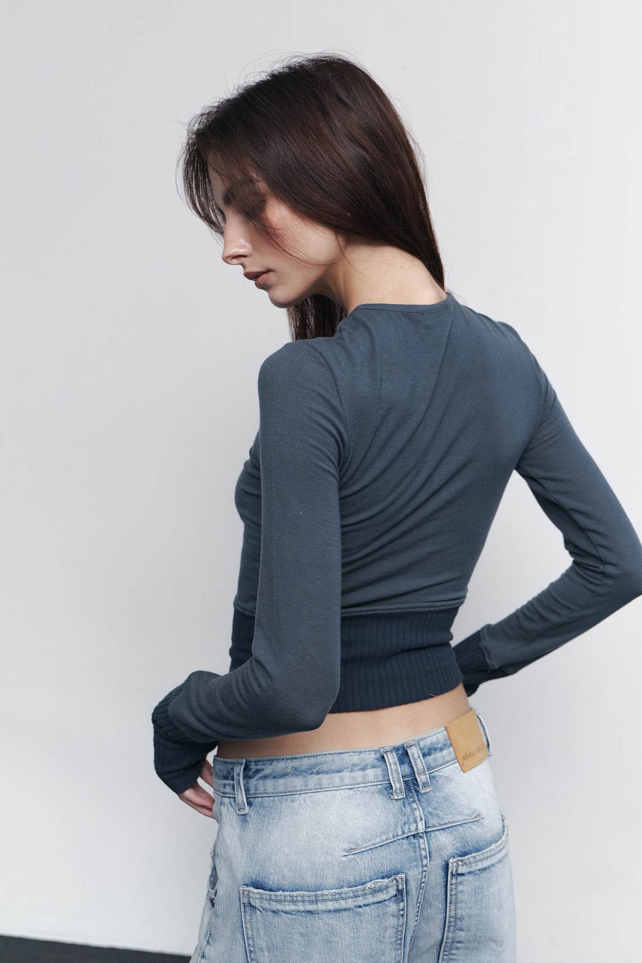 pleaseNOFOLLOW - Ollie Hooked Cardigan (Pale Charcoal)