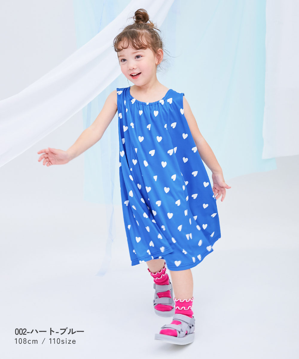 🆕【⭐訂購⭐】🌀 🇯🇵 日本直送🇯🇵 清涼網眼速乾 全印花 背心連身裙［5款選］🌀[ELDA-0049][260505]