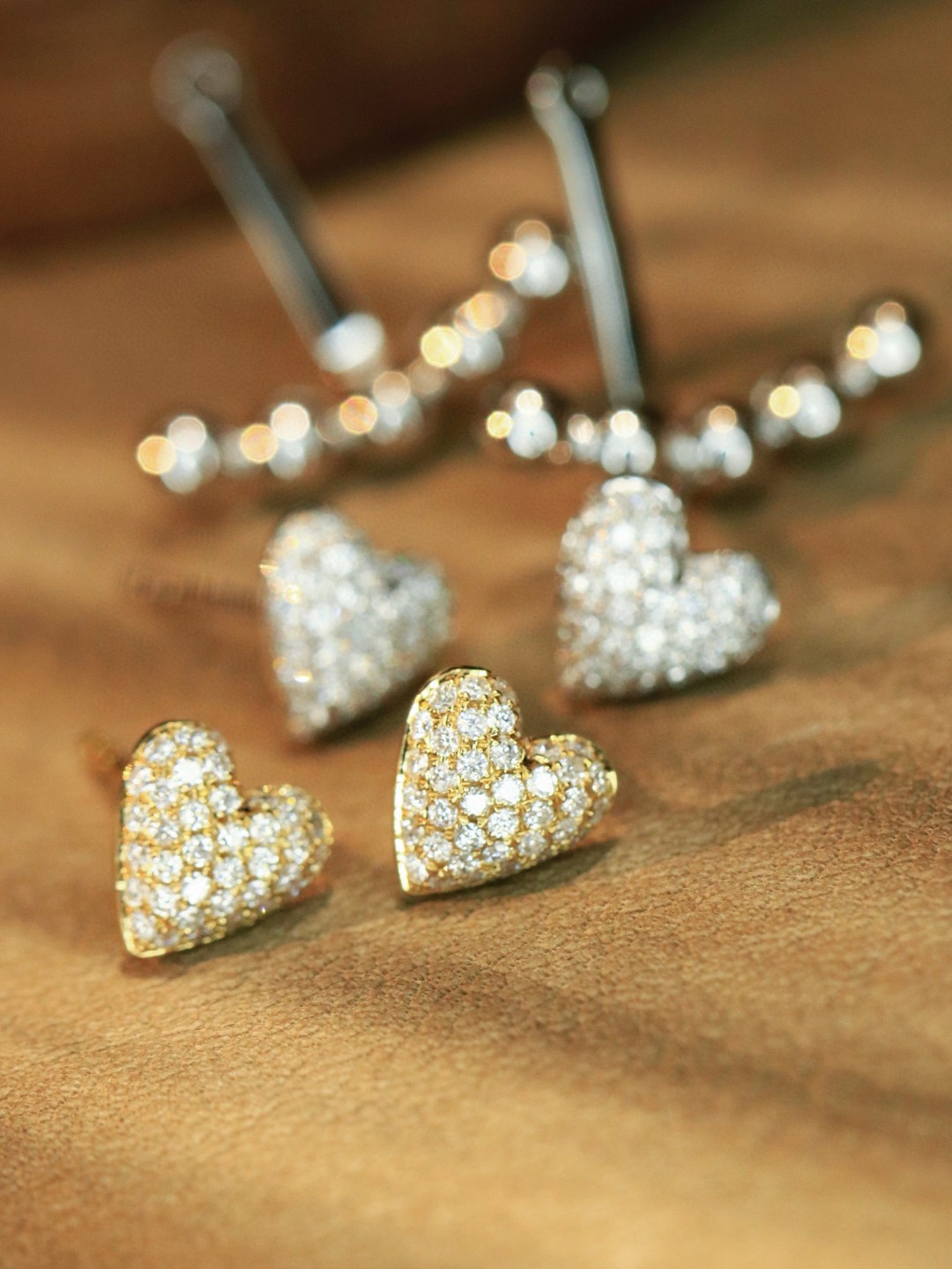 18K Diamond Earrings 