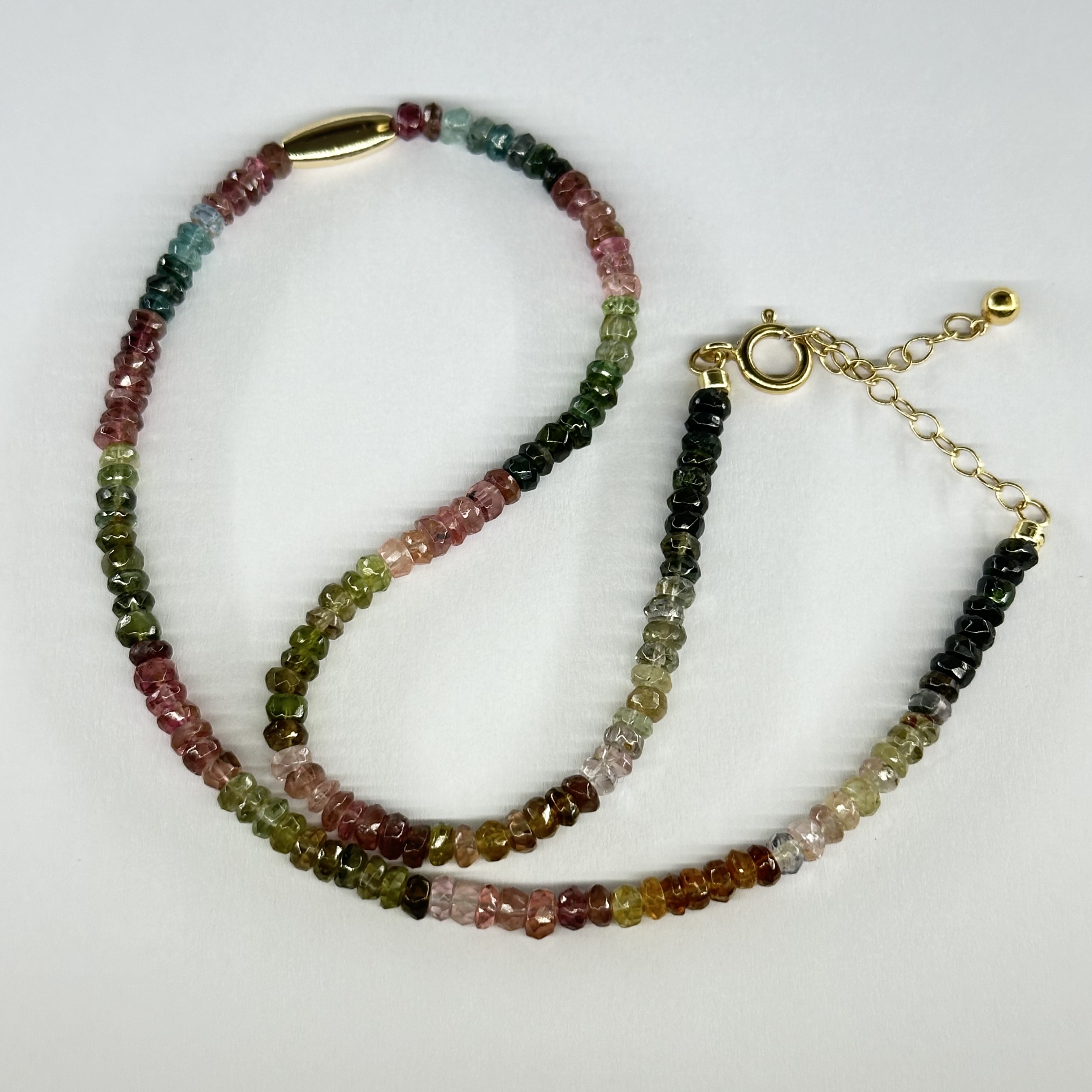 彩虹碧璽鎖骨鏈/頸鏈 - Tourmaline Necklace