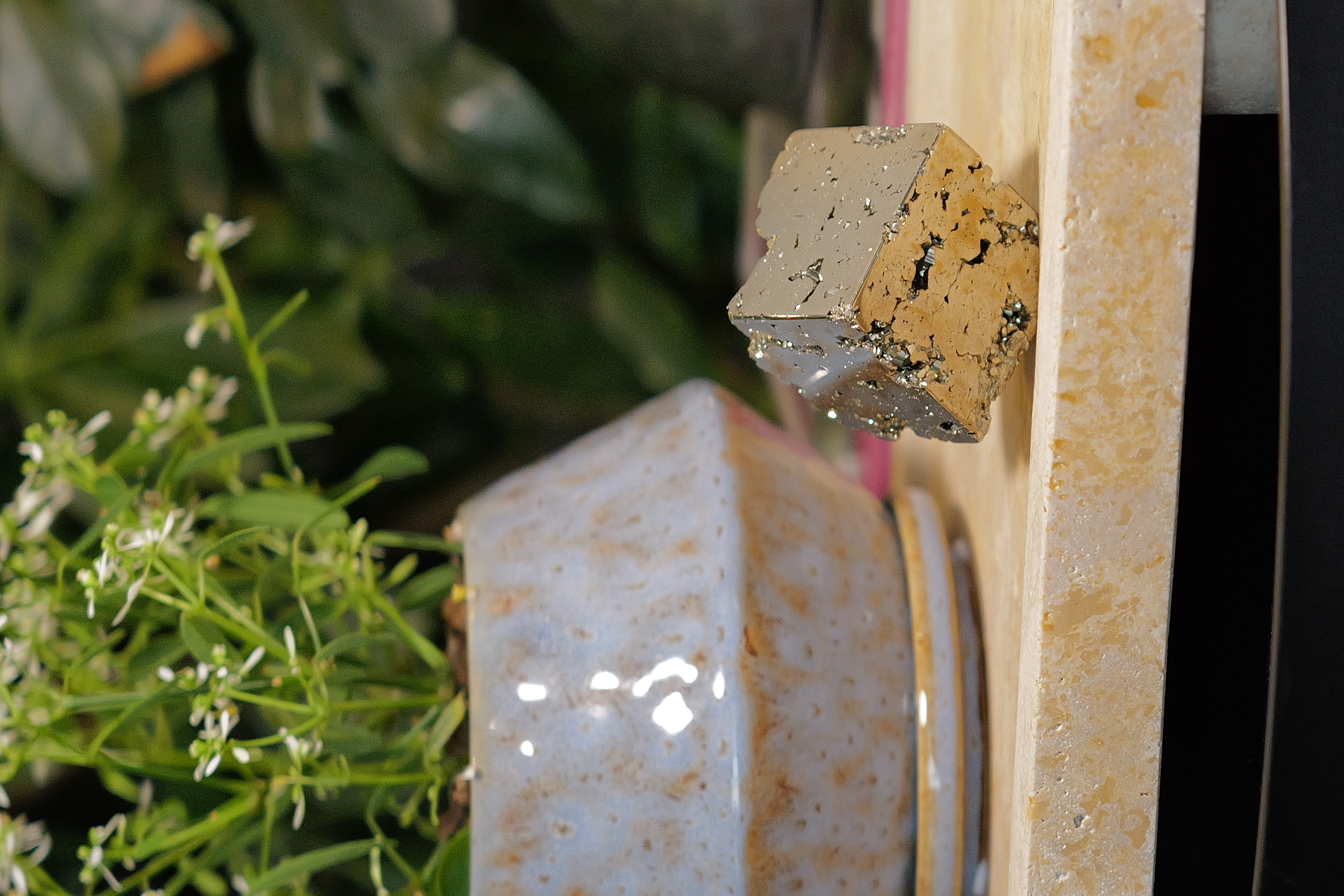 ༒4.1cm 黃鐵礦立方༒  PY.A22C27G2ms-RB5*5AS