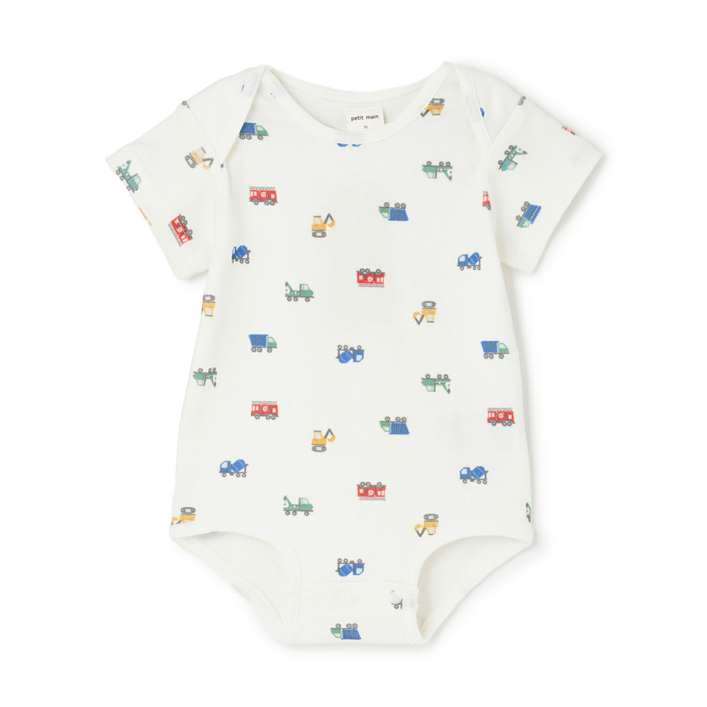 🇯🇵預訂 日本直送🇯🇵Petit Main六色印花通花短袖包屁衣