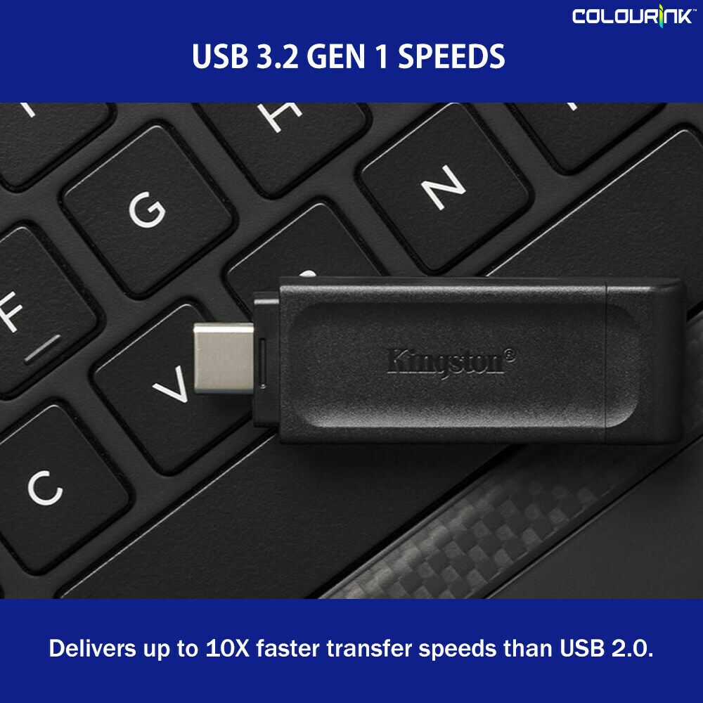Kingston DataTraveler 70 DT70 USB-C Flash Drive 128GB 64GB 32GB USB 3.1 Type C Pendrive