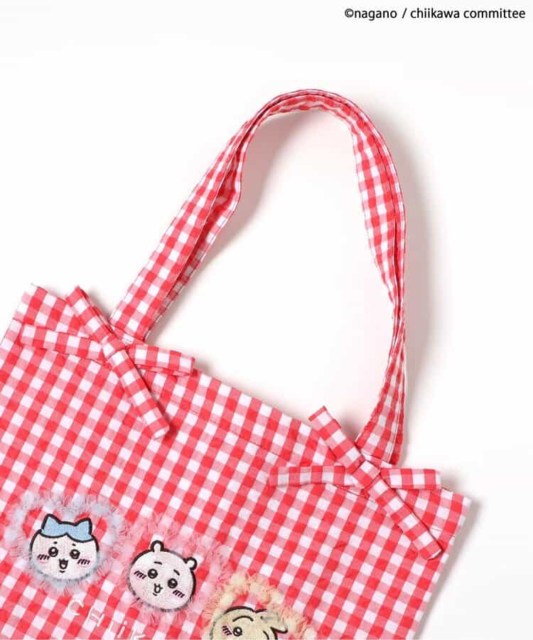 🇯🇵預訂 日本直送🇯🇵Apres les cours x Chiikawa系列人物刺繡貼花格紋手提包