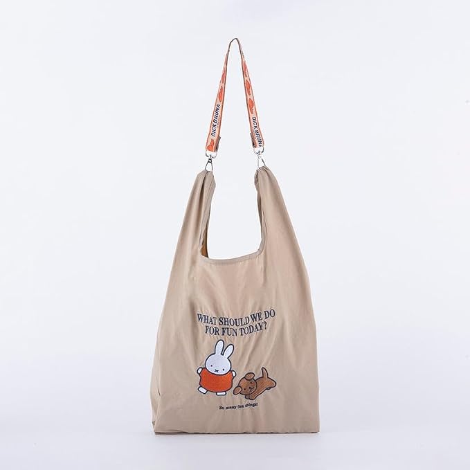 🆕【⭐訂購⭐】🌀 🇯🇵 日本直送 #Miffy 可拆卸肩帶 刺繡 單肩包/購物袋［3款選］🌀 [ELCD-0142][261019]