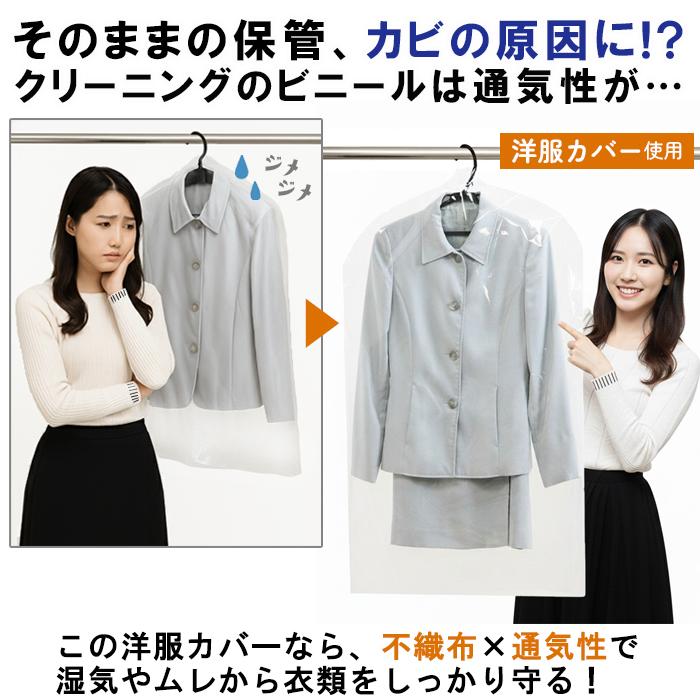 🔥🔥【日本製《SUN CREATE》加長型透明透氣防塵衣物罩】50個裝