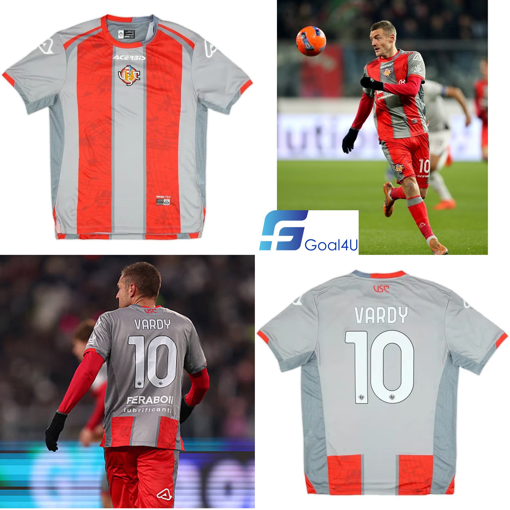 US Cremonese 克雷莫納 2025-26 主場球衣 (可加印字)