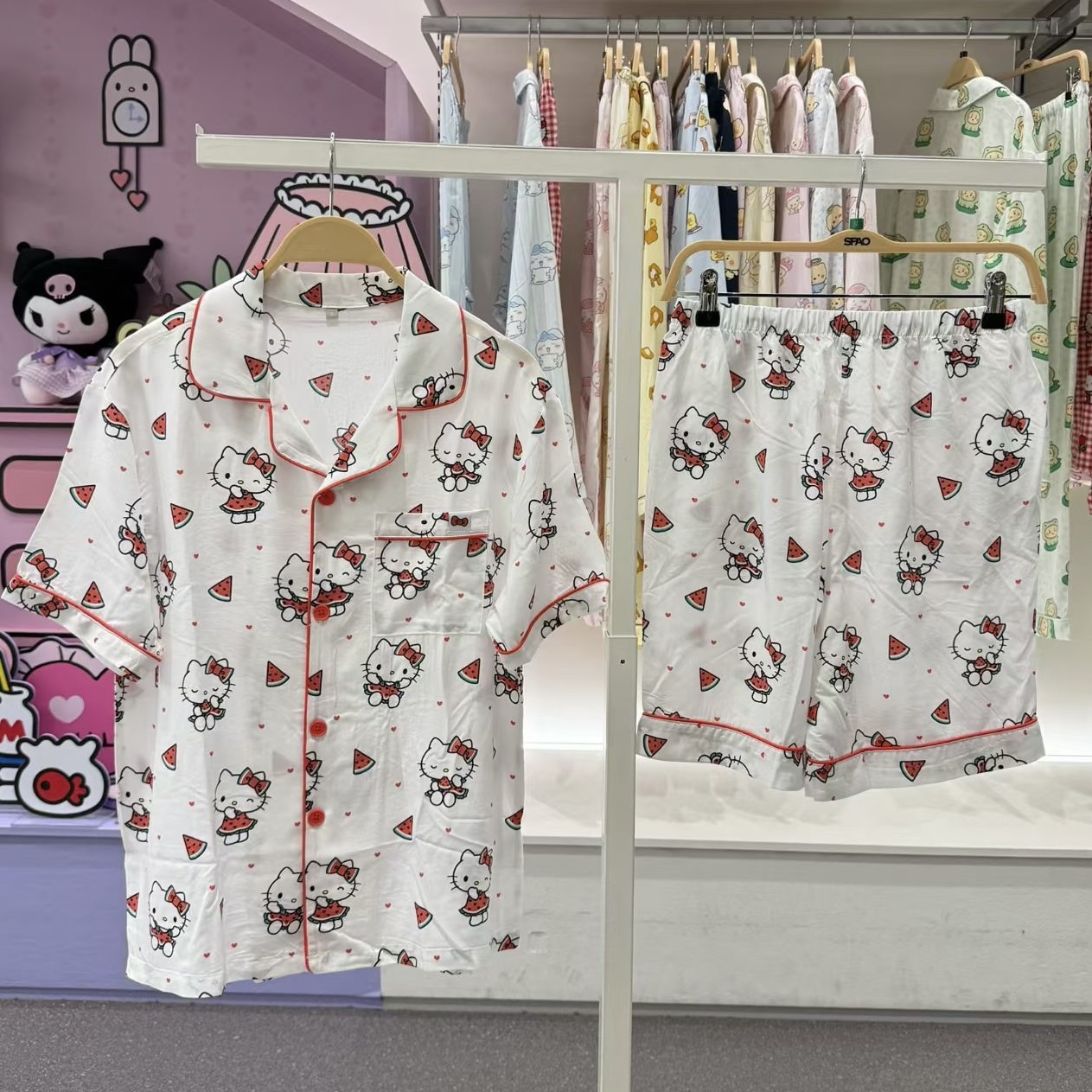 🇰🇷韓國SPAO x Sanrio短䄂睡衣套裝