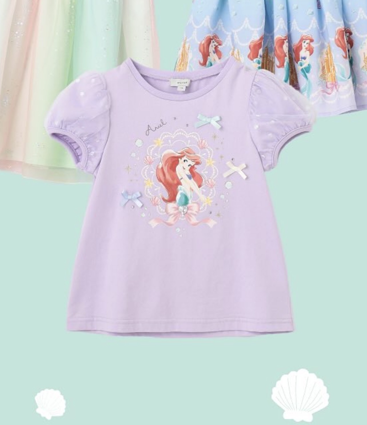 ▫️現貨▫️anyFAM x Disney 公主立體寶石蝴蝶上衣
