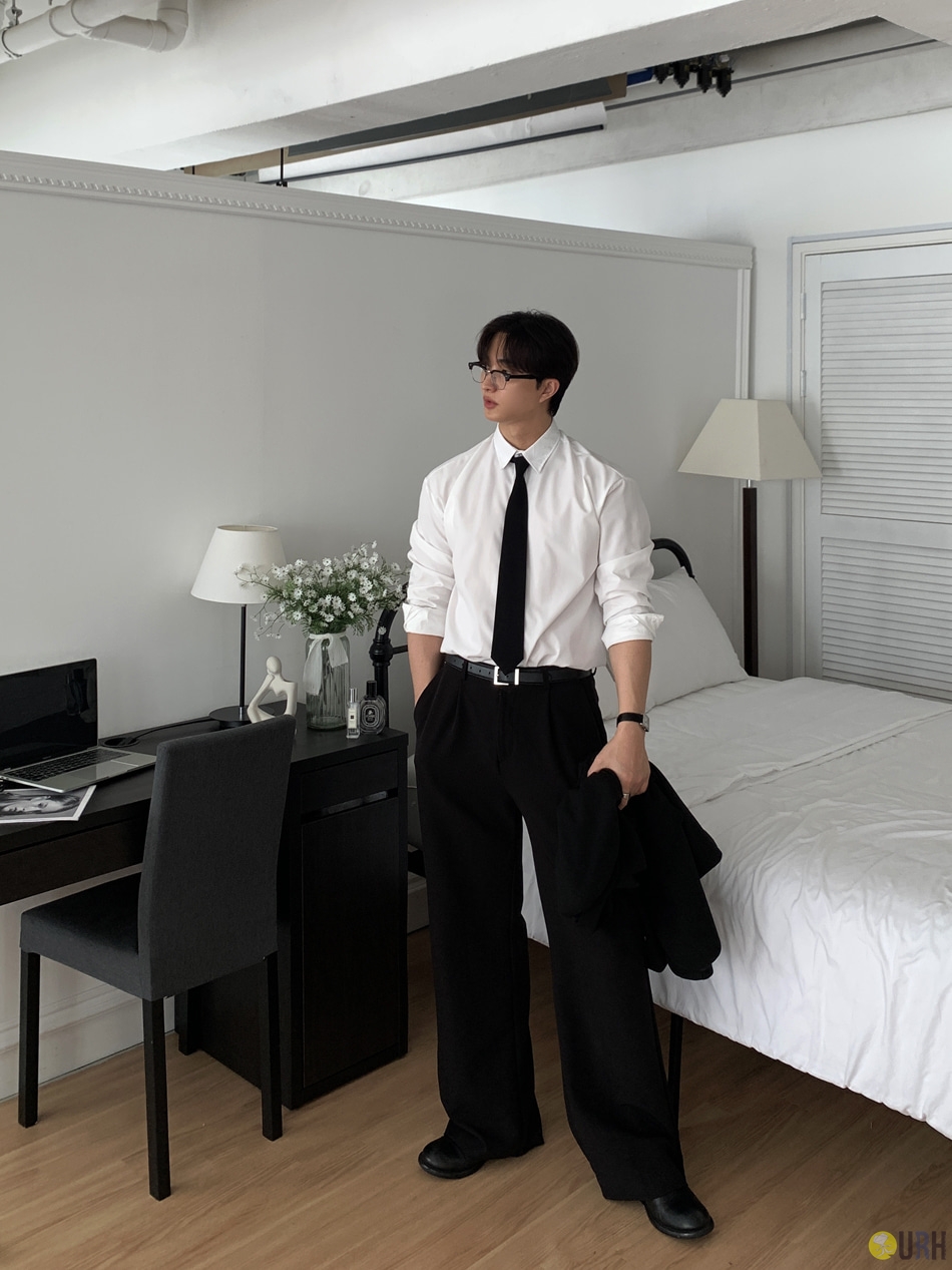 【100%保證韓國直送】[1+1 EVENT]經典簡約日常半寬鬆恤衫 [9 color] RL114773