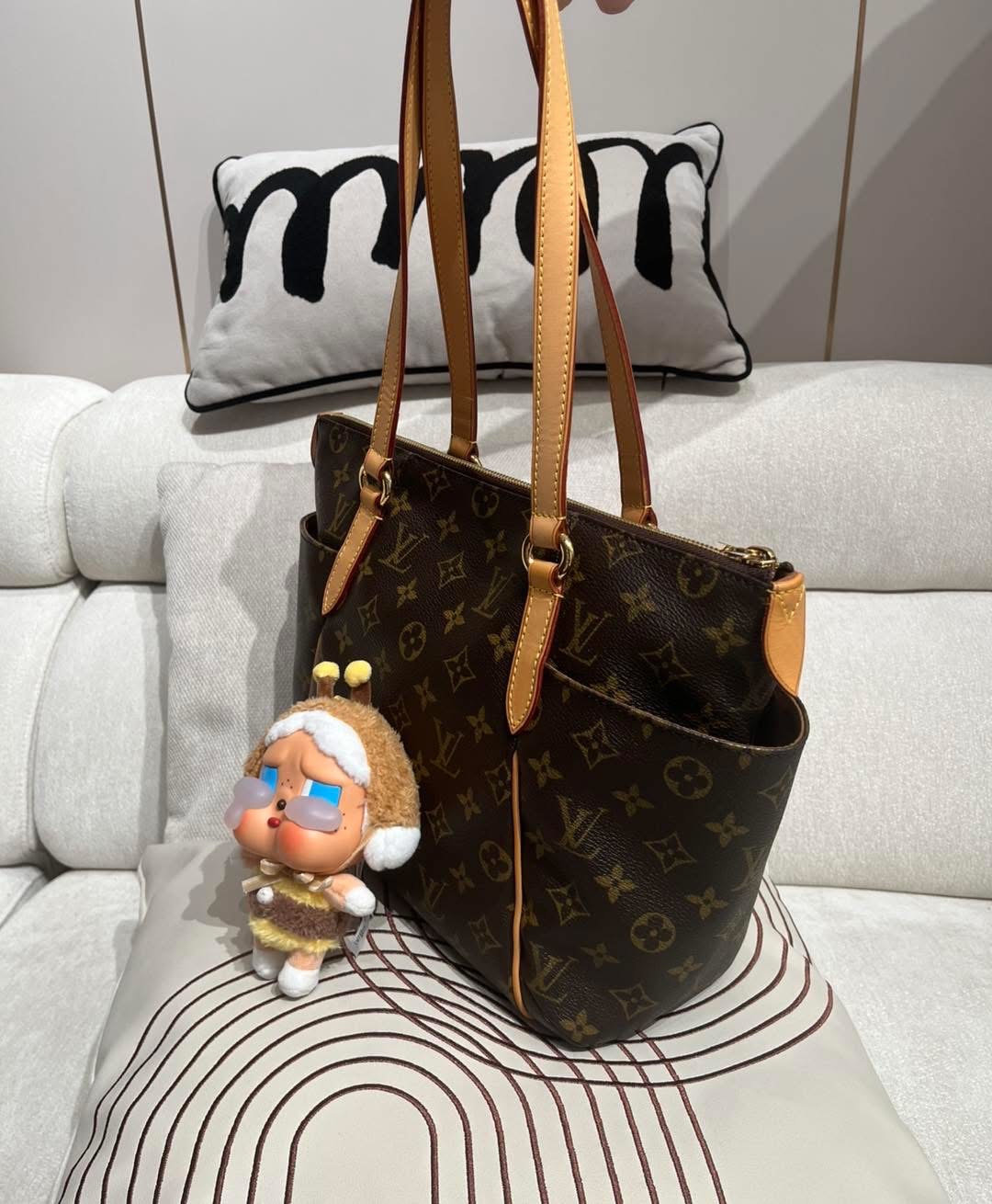 Lv totally pm tote bag 100%Authentic,98%new ✅dust bag