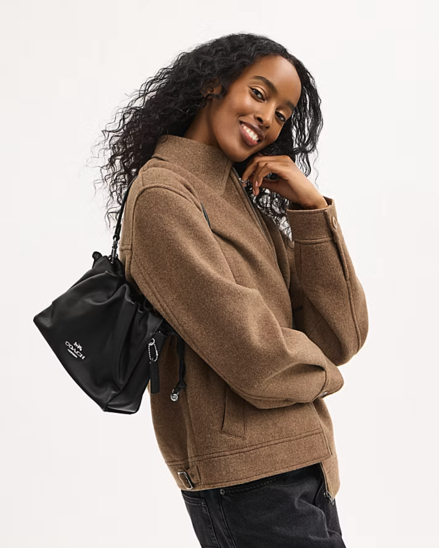 COACH Faye Mini Drawstring Bag