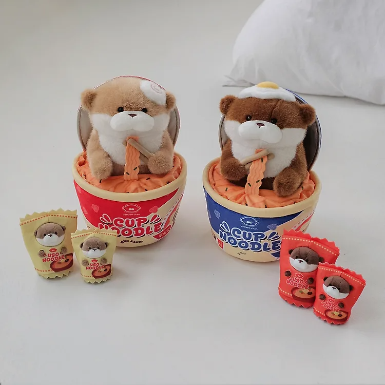 [Usousochan (우소우소짱)] 杯麵水獺27cm公仔 (2款)