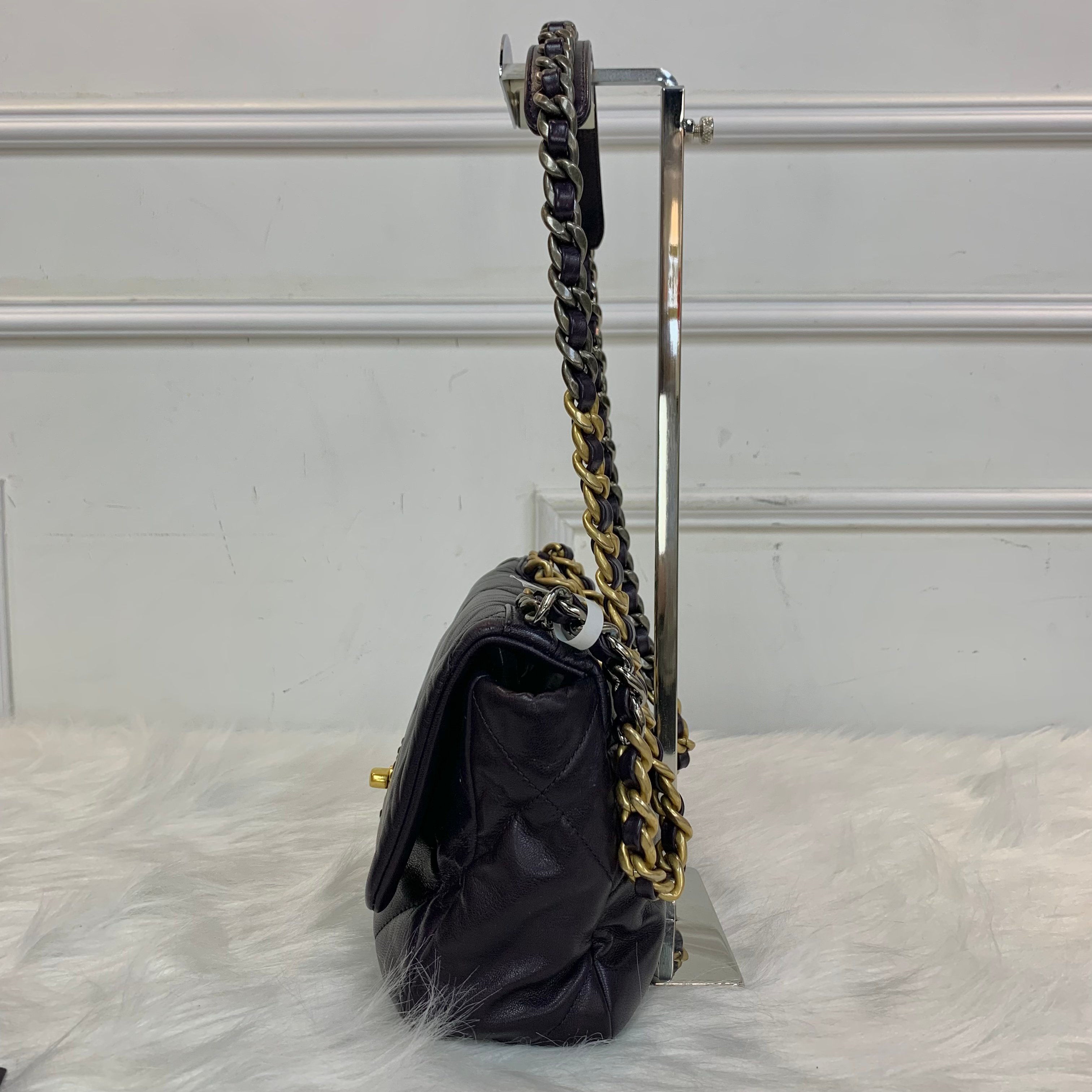 紫色控💜Full set Chanel19bag 罕有深紫色系列