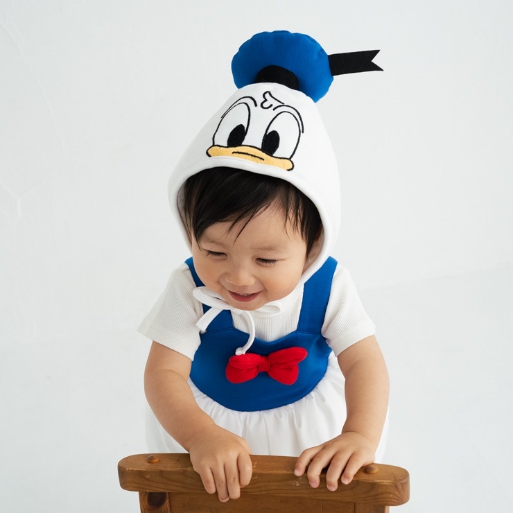 🇯🇵限量預訂 日本直送🇯🇵Just Hug Me系列唐老鴨造型吊帶包屁衣帽子套裝