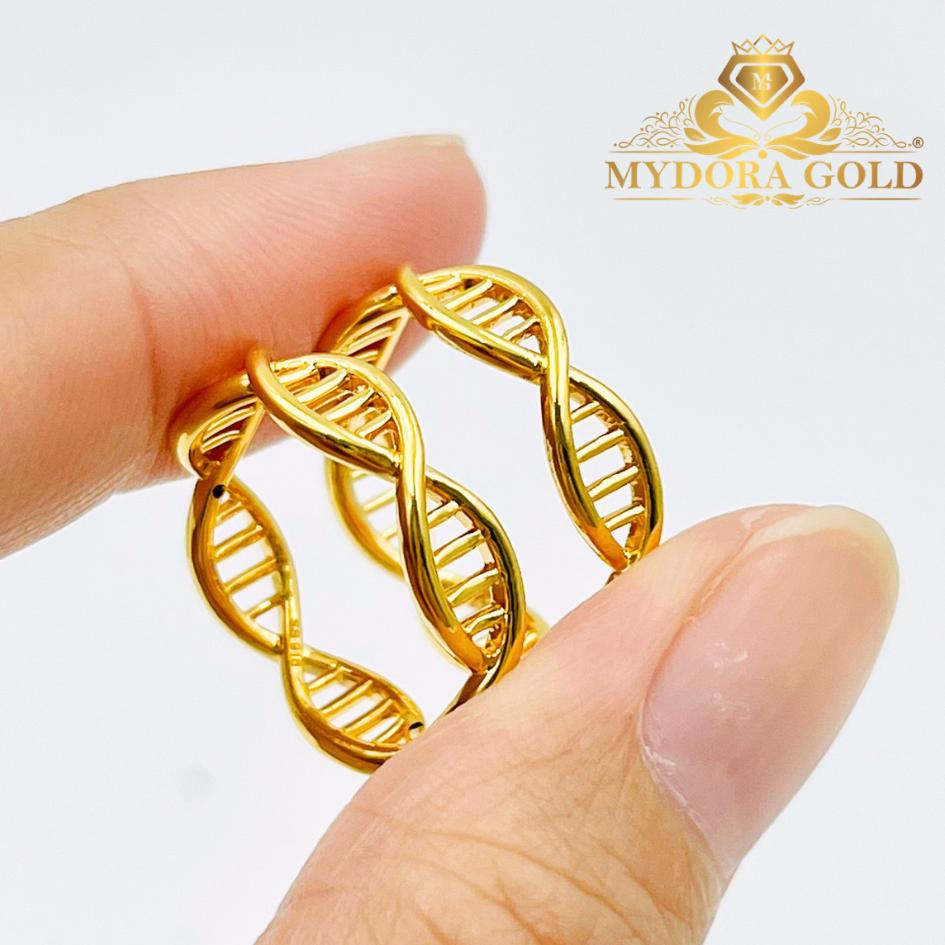 MYDORA Cincin DNA Full Gold 5G | Emas 916/22k