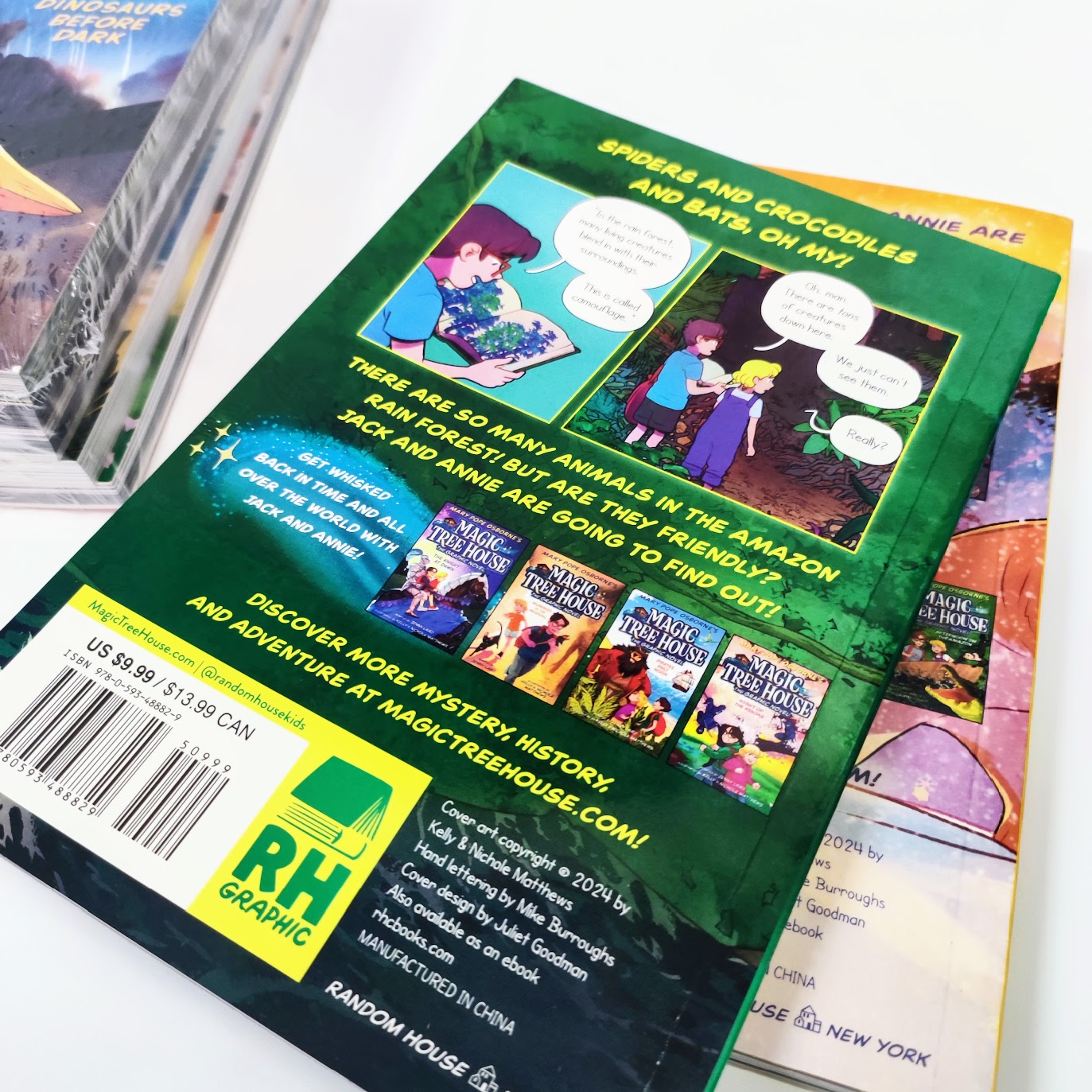 Magic Tree House   The Graphic Novel Series 7 books | 漫畫版神奇樹屋 1-7 |  B340