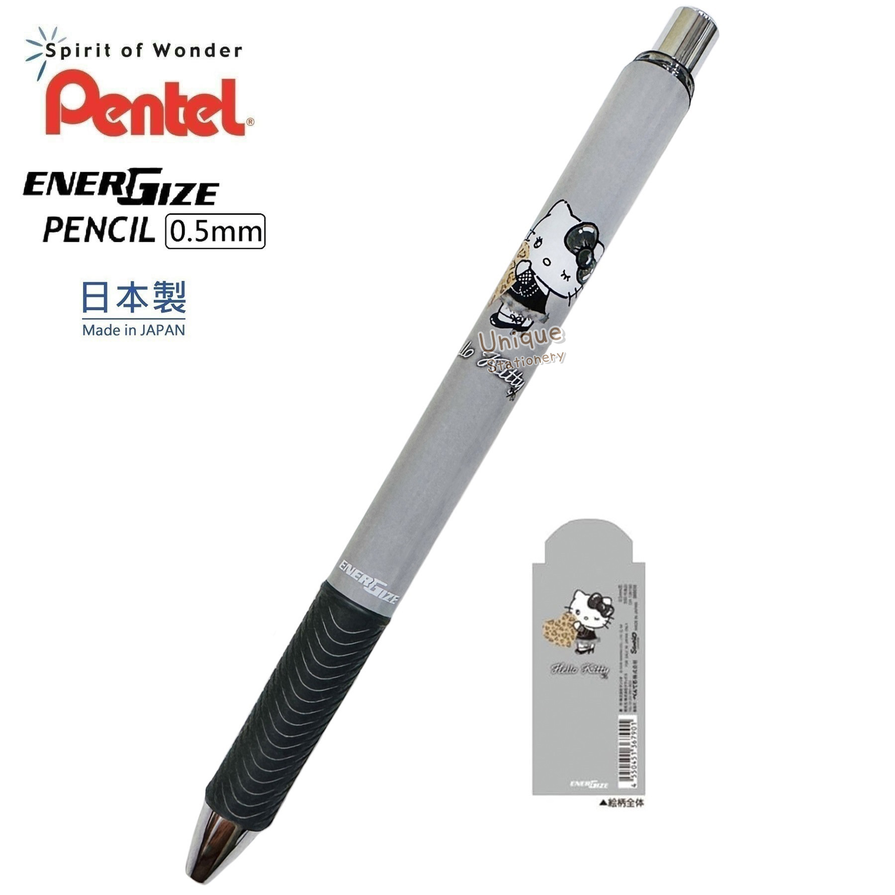 現貨｜Sanrio Hello Kitty 日本製 Pentel EnerGize 0.5mm 鉛芯筆 (CR136790)