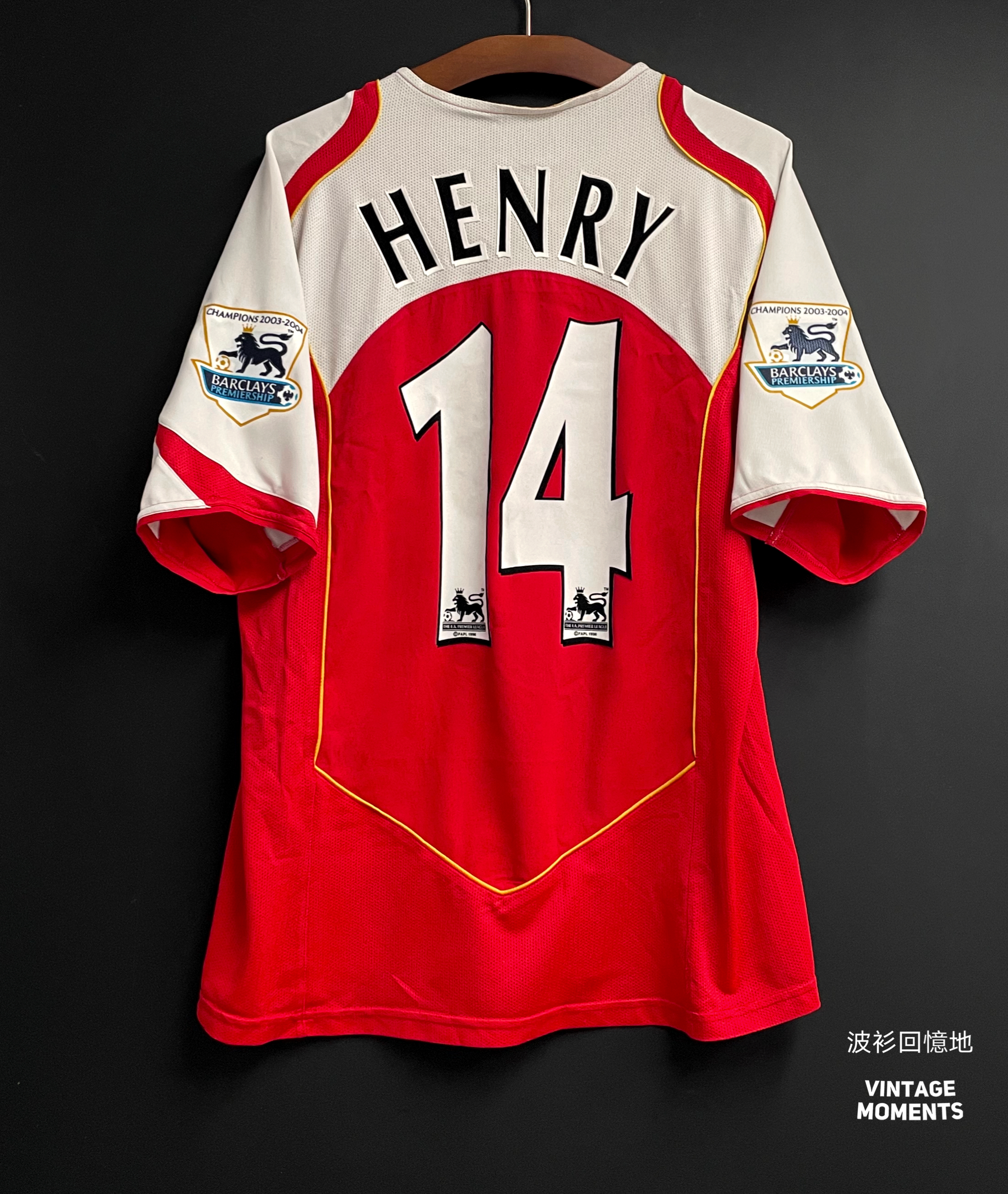 阿仙奴04/05主場 亨利 ARSENAL 2004-2005 HOME SHIRT HENRY