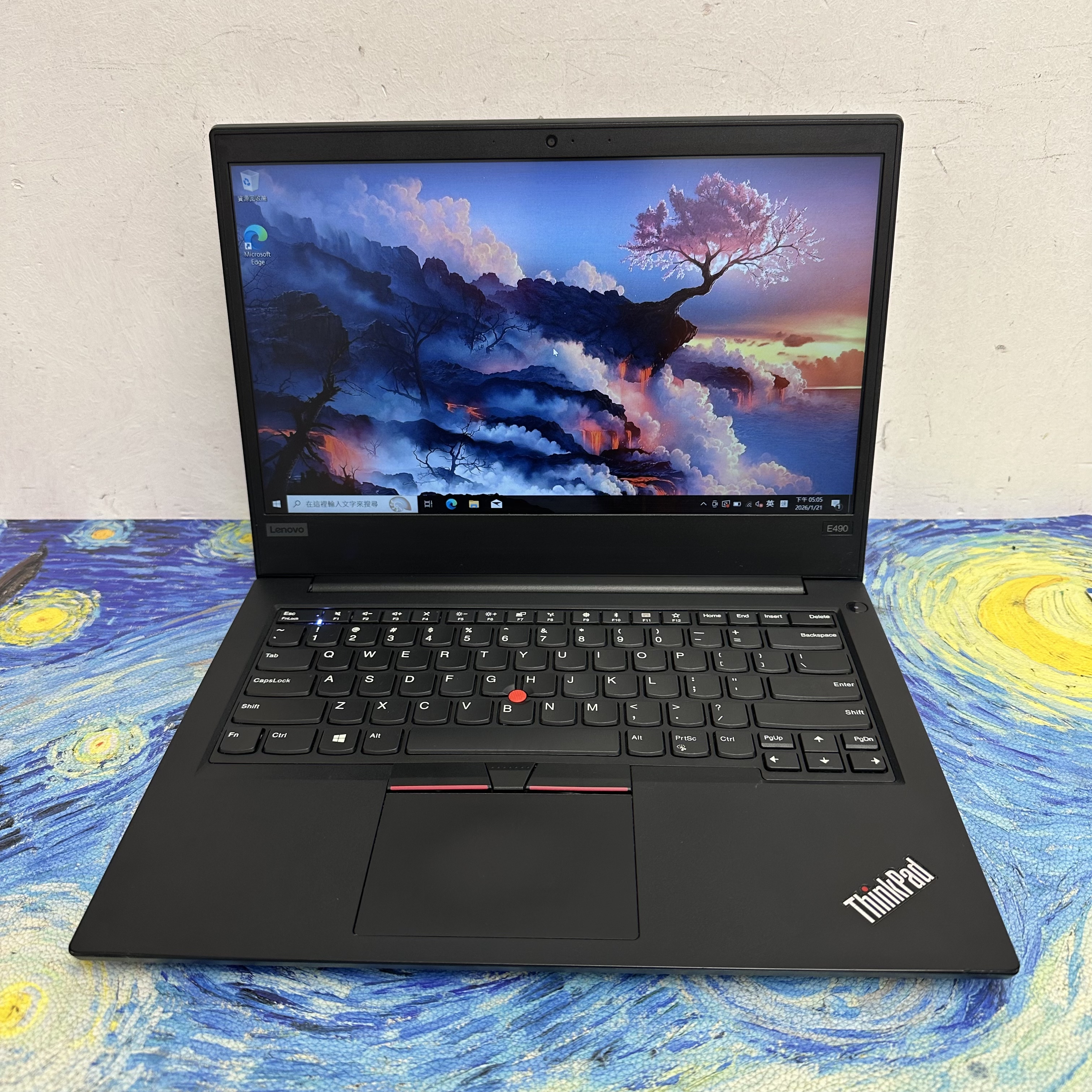 #5380 Lenovo ThinkPad E490 i5-8265U/8GB Ram/256GB SSD /14寸/ Laptop / Notebook / Gaming / 文書機 / Movie / Netflix / 文書 / Office / Work