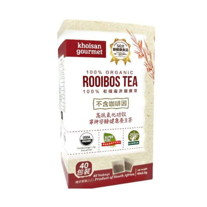 khoisan gourmet 有機高山南非國寶紅茶 (茶包裝40包)