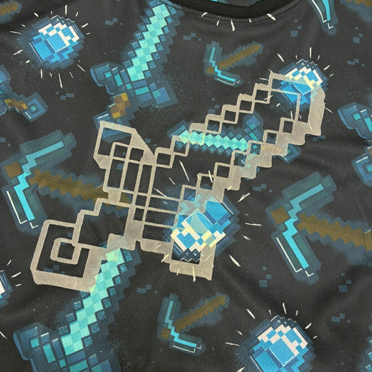 🆕【⭐訂購⭐】🇯🇵日本直送 🌀#Minecraft 夜光網眼短袖家居服套裝［2款選］🌀 [PLFA-0019] [260629]