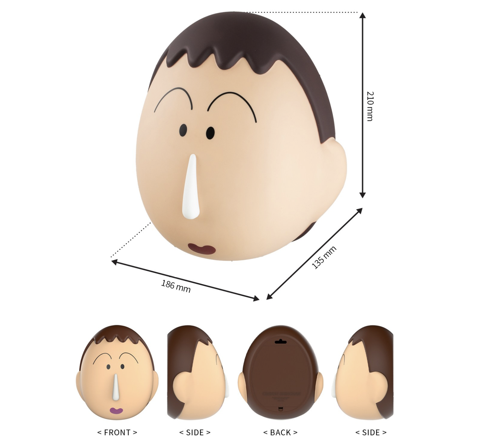 韓國 蠟筆小新 彩色立體 阿呆鼻涕 紙巾盒 ｜Tissue Dispenser