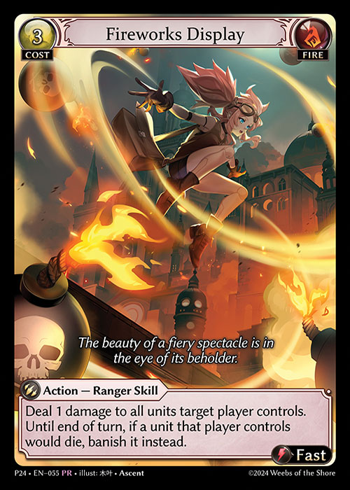 FOIL - Fireworks Display / P24-055 (PR)