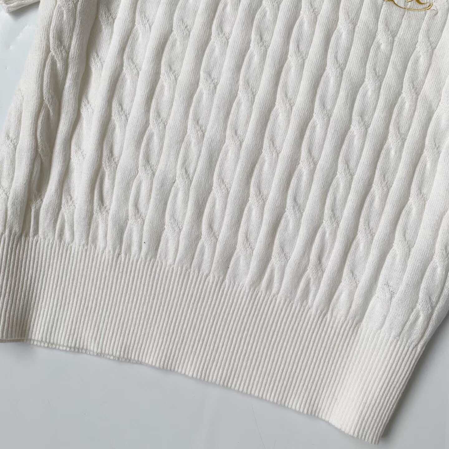 預訂 RL Polo 純棉短袖麻花針織衫 [貨號26A1484]