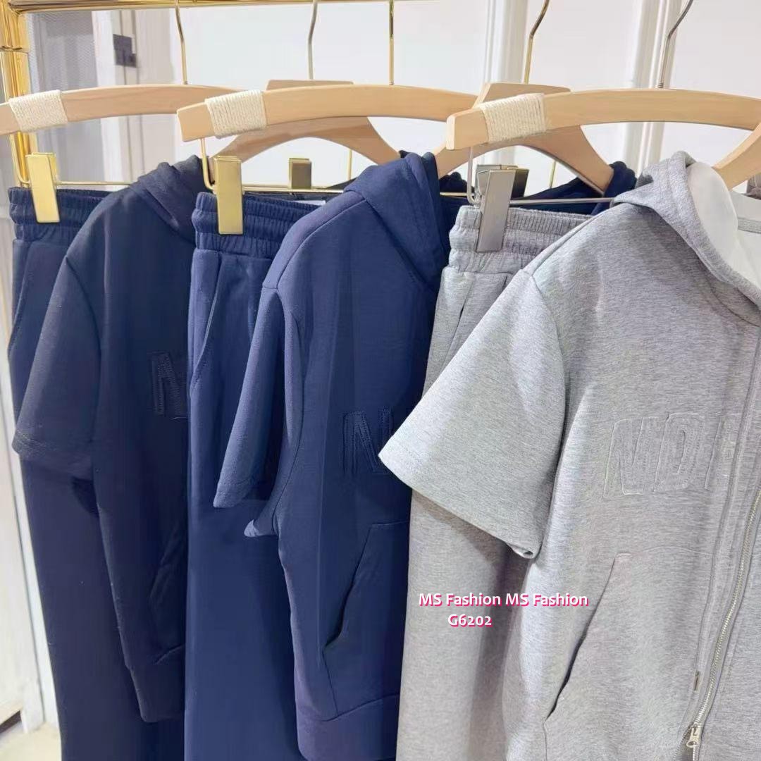 G6202 韓國🇰🇷有帽外套+長褲Set