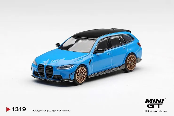 （預訂 Pre Order) MINI GT ( MGT01319-R ) BMW M3 M Performance Touring Riviera Blue