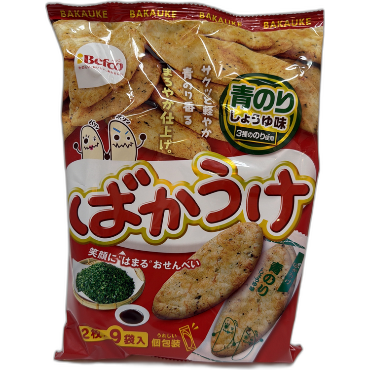 青海苔風味溫和醬油口味。