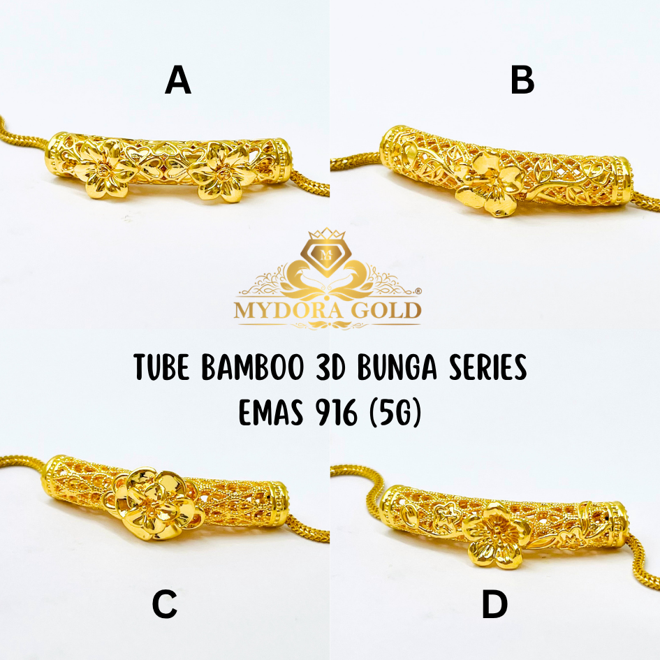 MYDORA Tube Bamboo 3D Bunga Series (5G) l EMAS 916/22K
