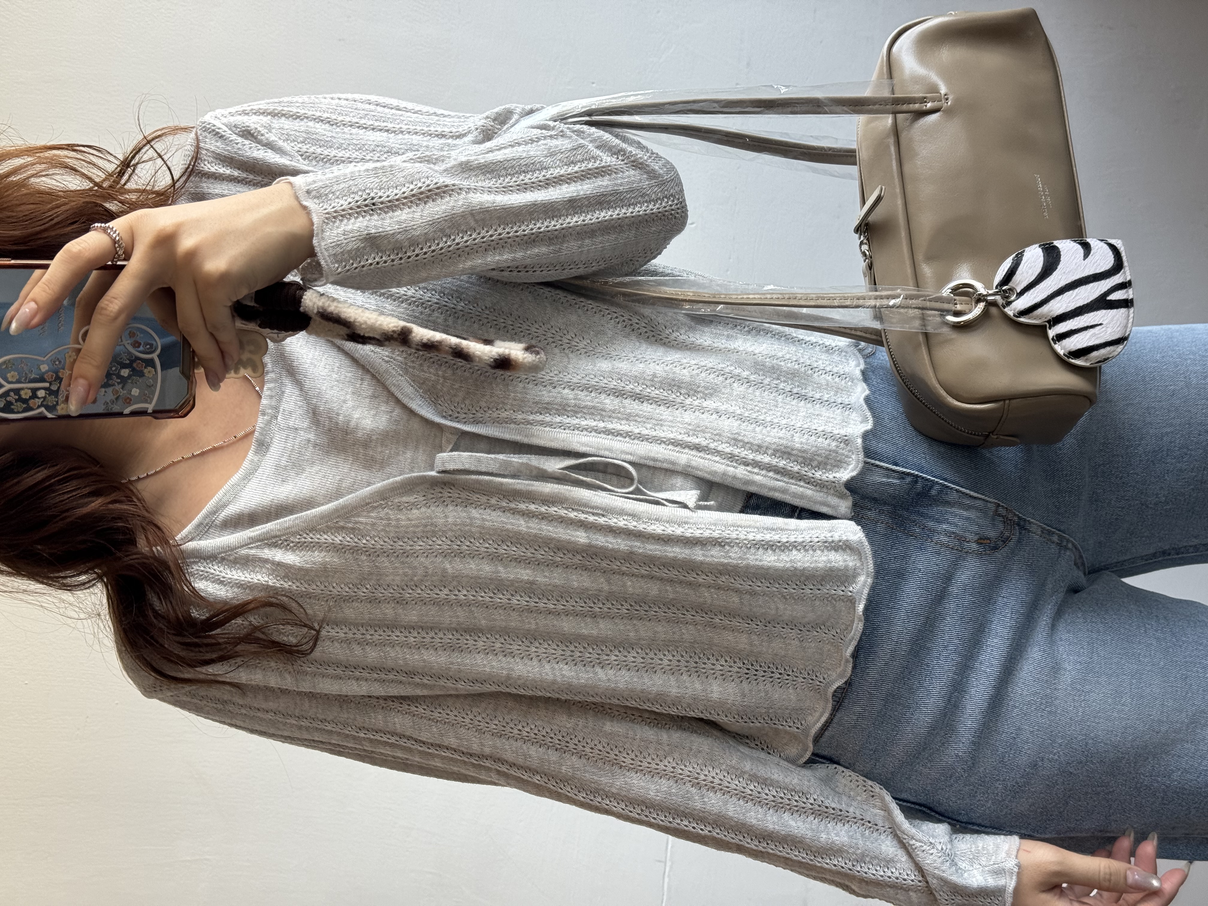 假2件前綁外套上衣