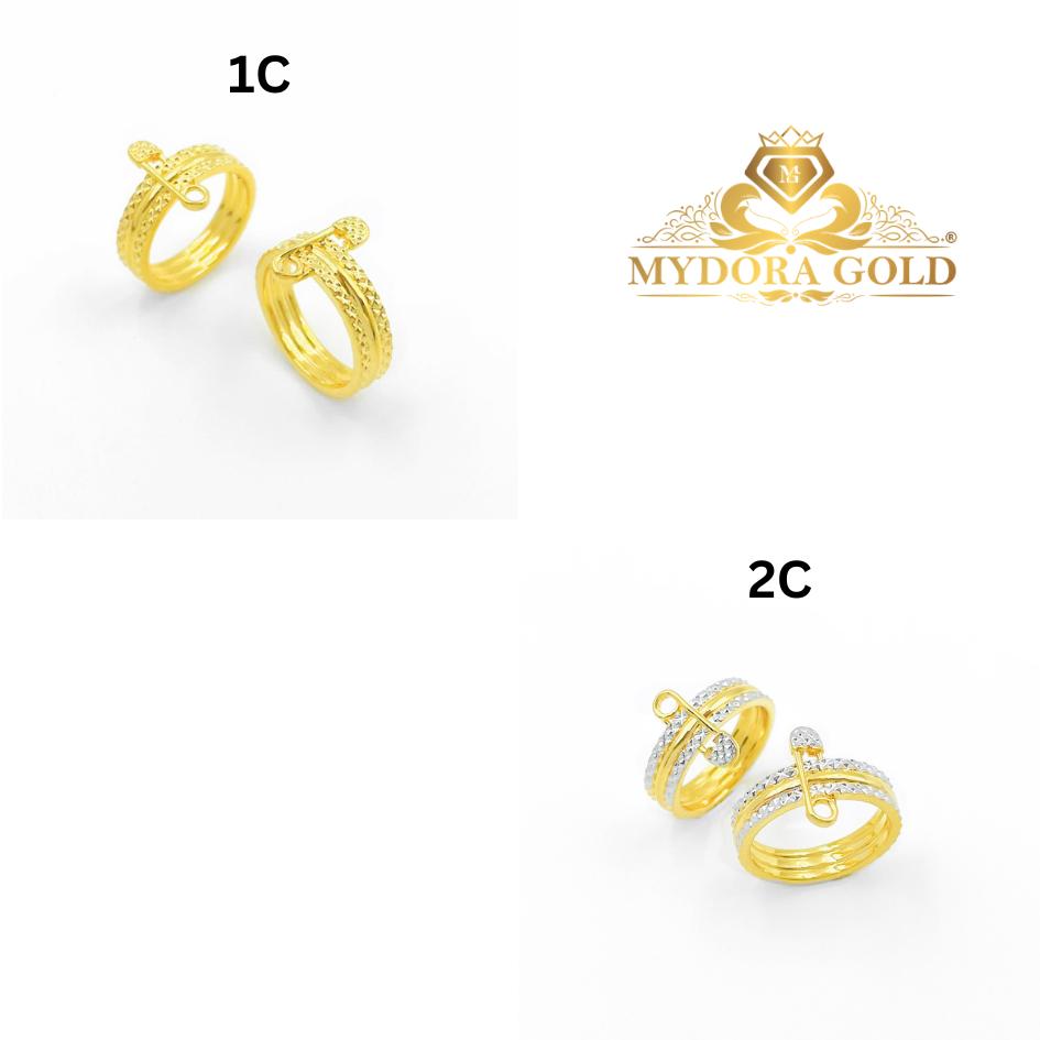 MYDORA Cincin Fesyen Safety Pin (5G) l EMAS 916/22K