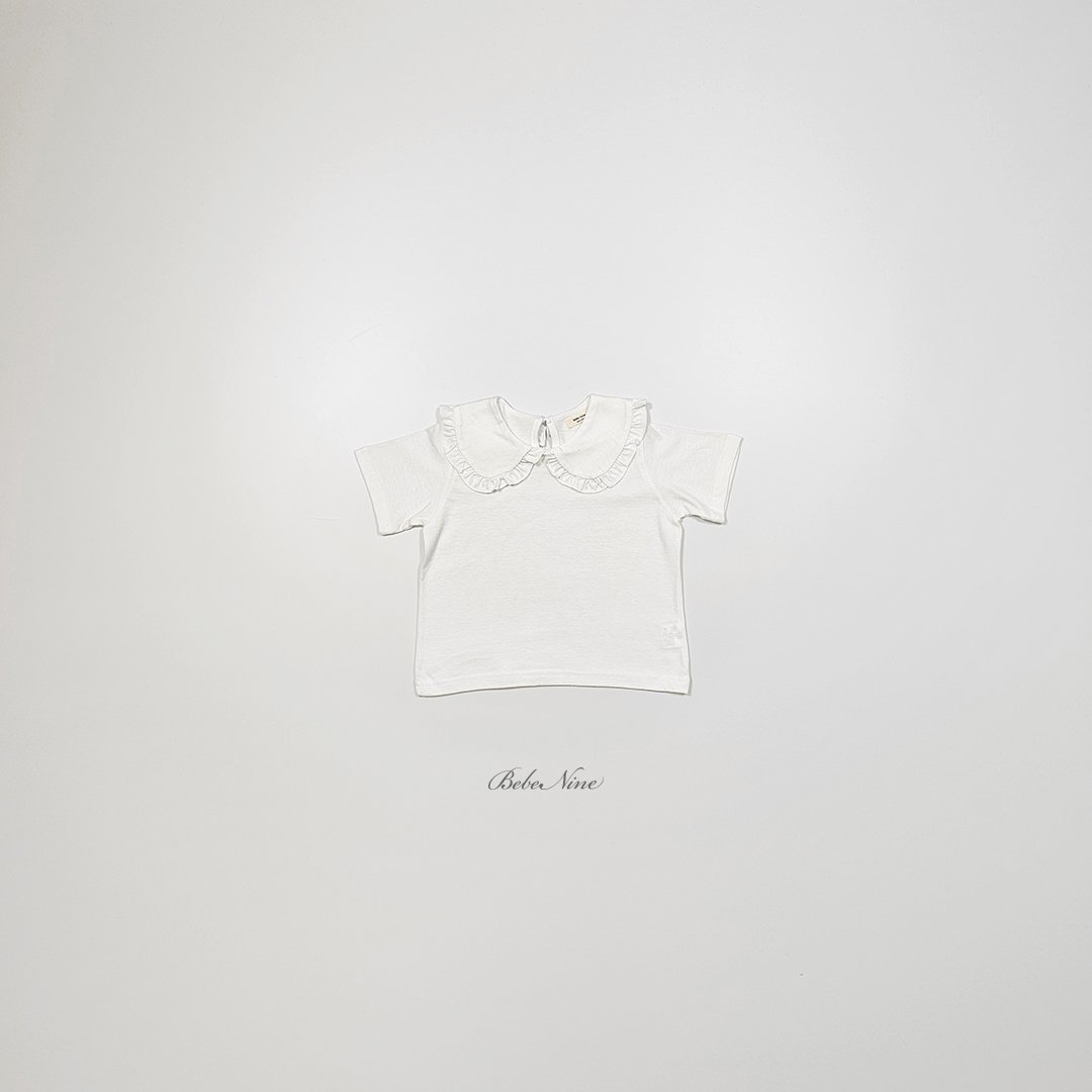 Frill Round Collar Tee