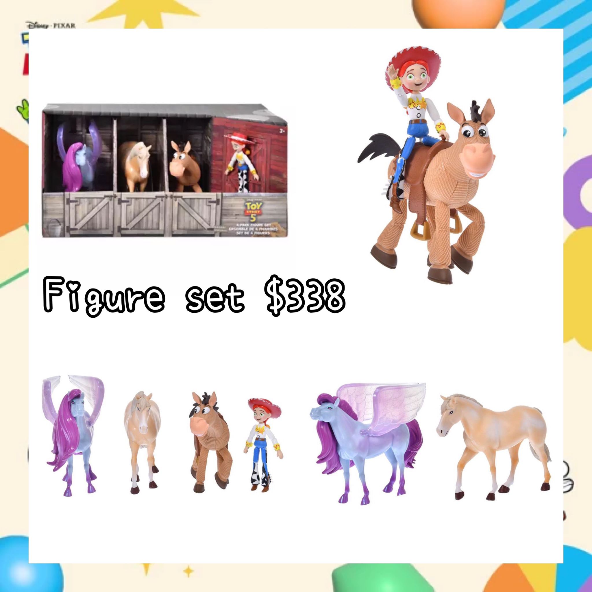 ：日本：TOY STORY 5 30/6 日本發賣 FIGURE SET