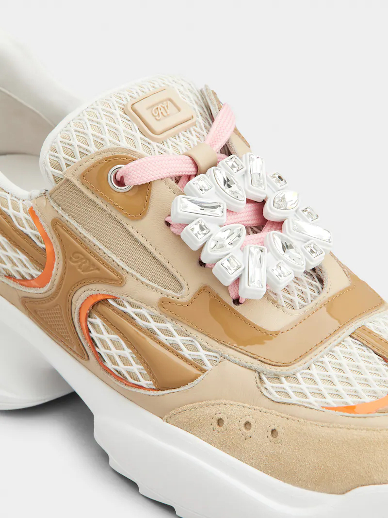 限時優惠‼️新色🆕訂貨📮RV Viv’ on the run 小鑽扣sneaker  Size 35.5-39