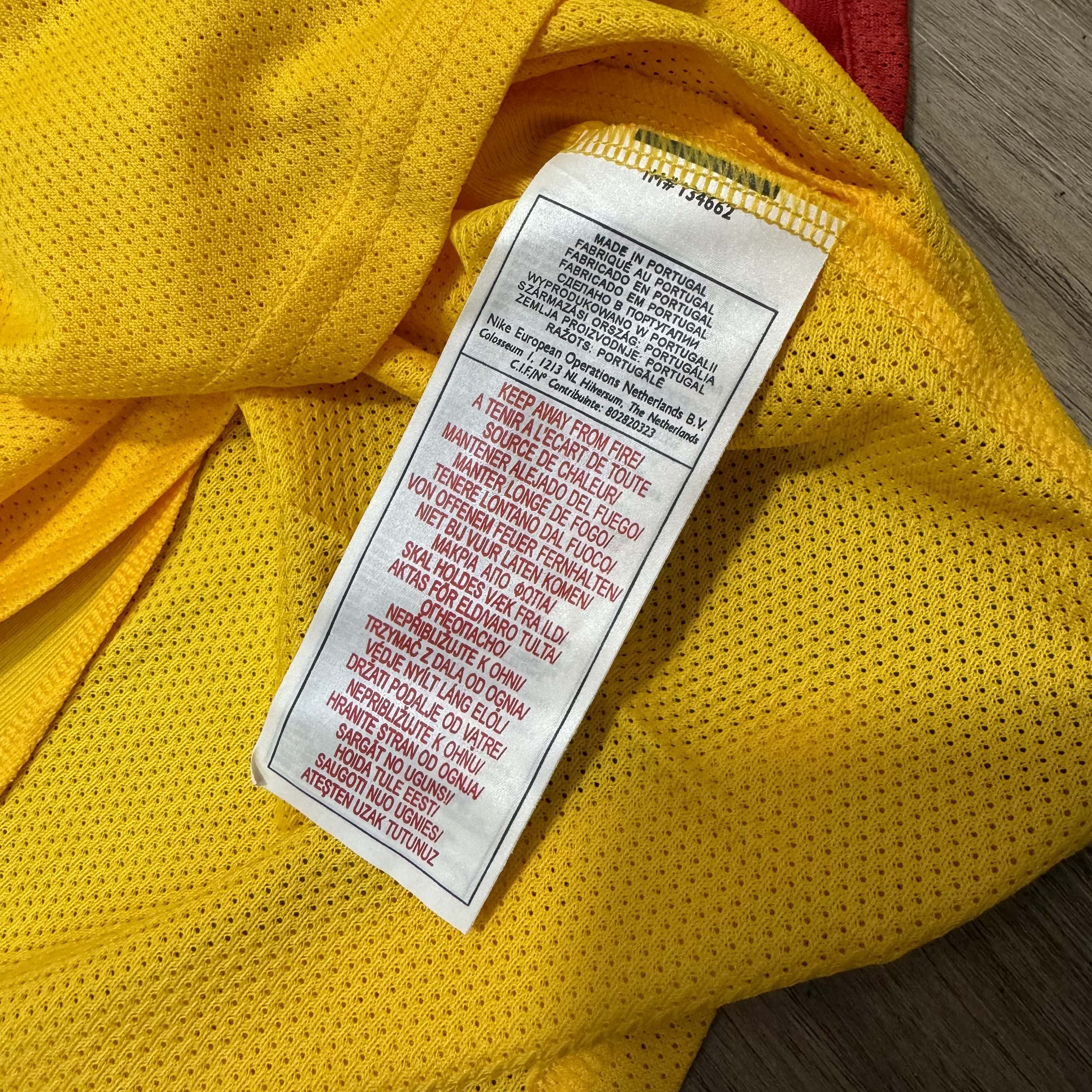 RC Lens 03/04 L/S player issue home shirt (Bnwt)