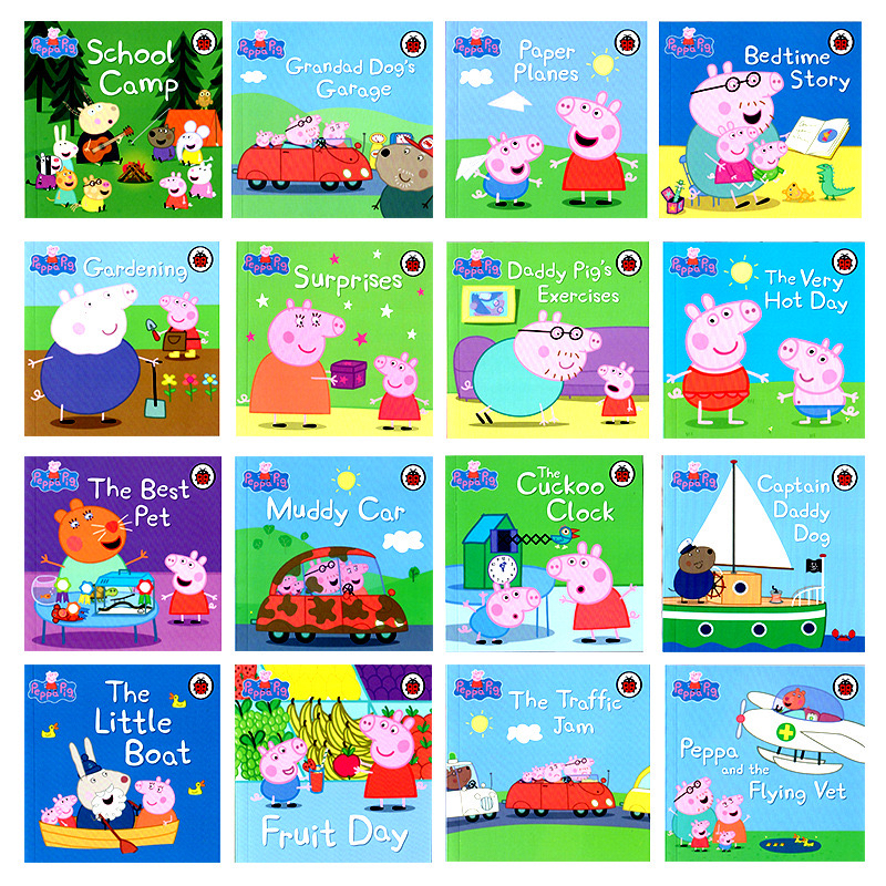 Peppa Pig 50 Story Books 小豬佩奇故事書（點讀版）藍盒黃盒一套100冊