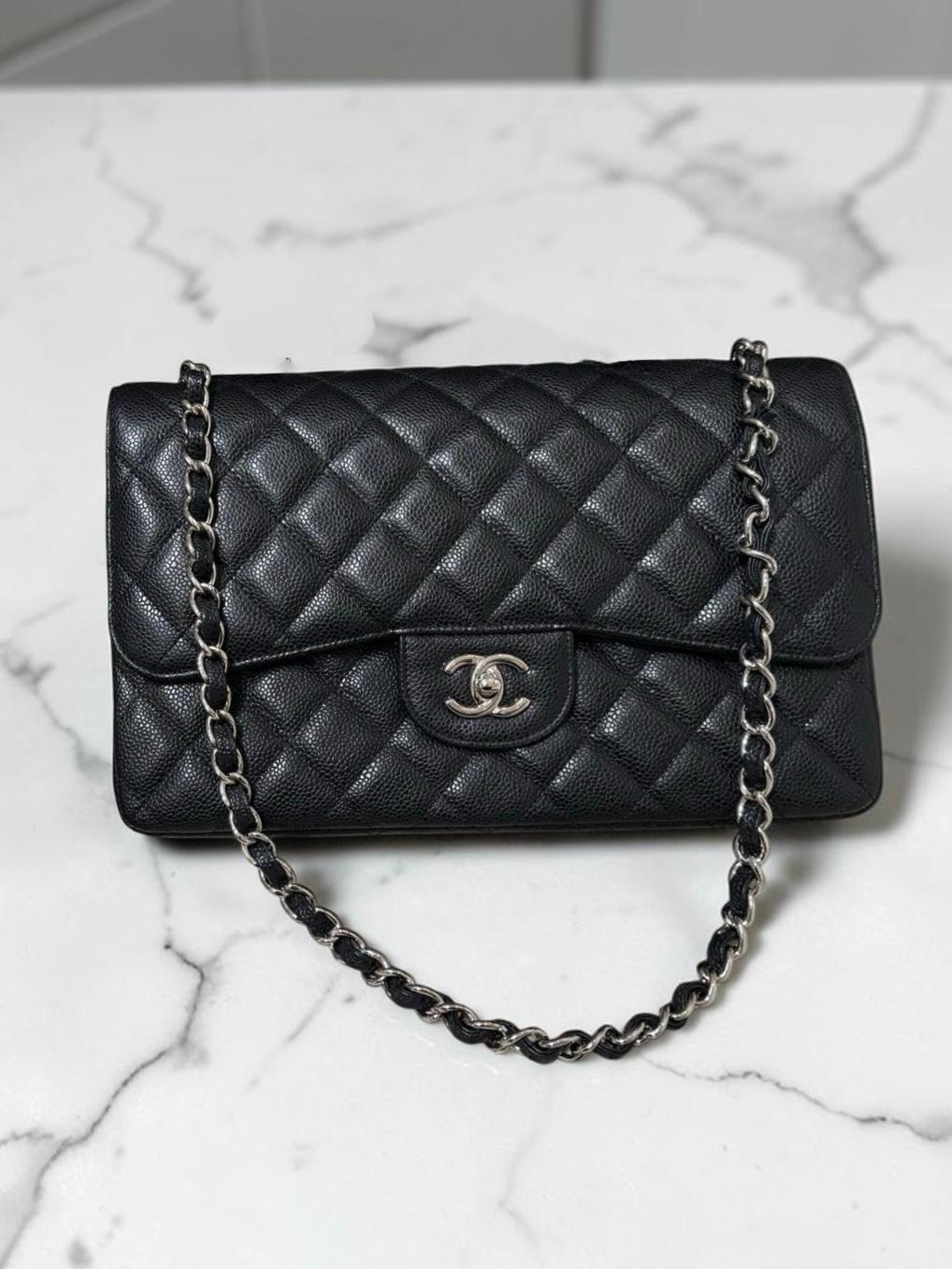 Chanel classic flap 30cm,jumbo,A58600 cf30 100%Authentic ,98%new ✅16card ✅塵袋✅box