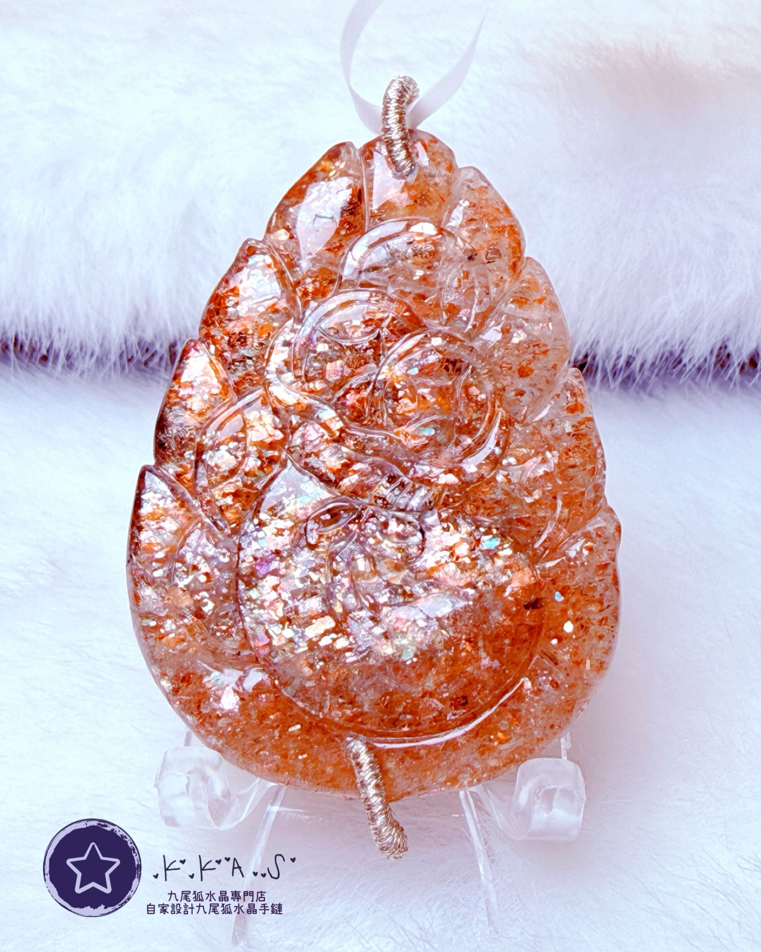 K00086 Black Label 金太陽 將軍女狐 - 吊墜/手牌兩用款(上下孔)