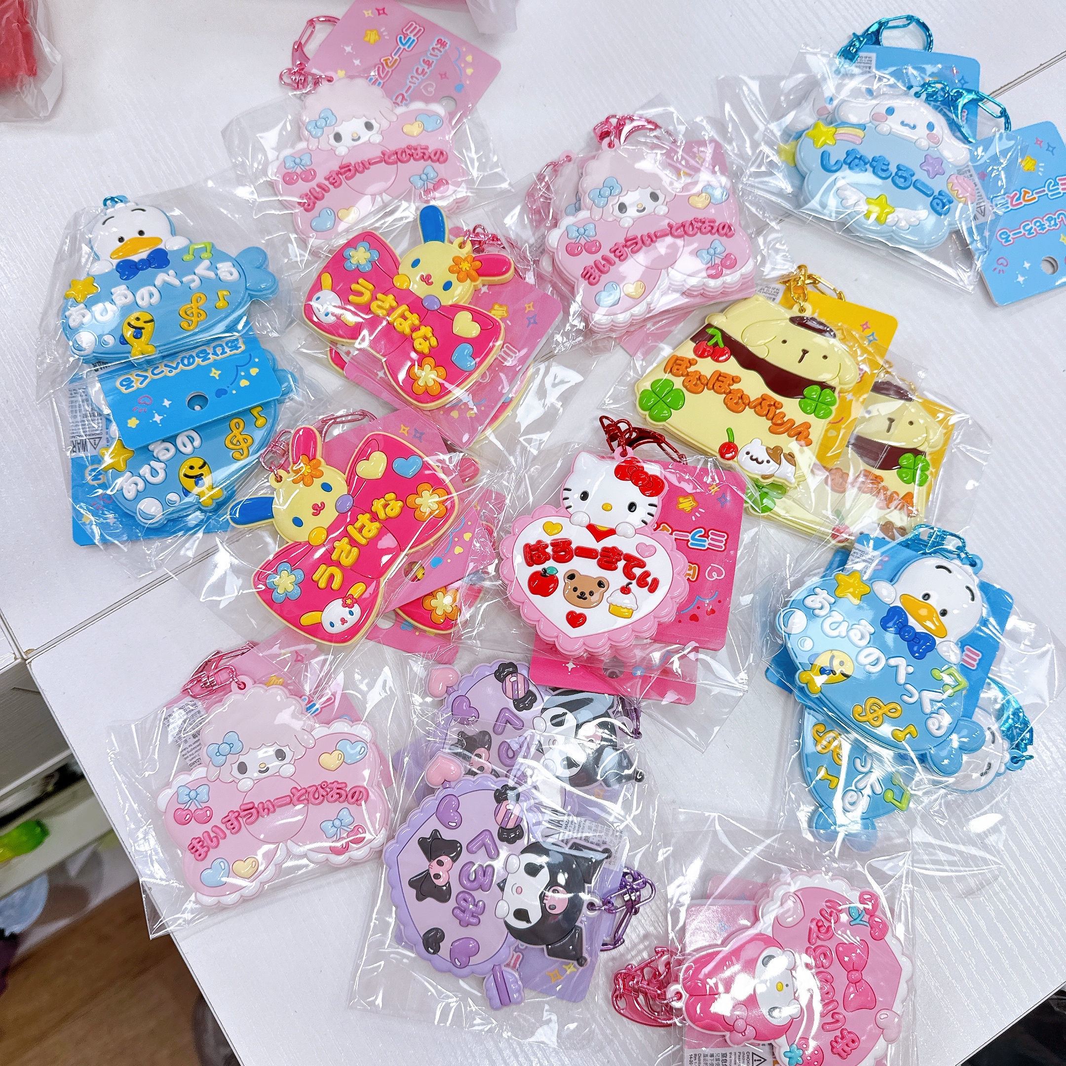 日本直送Sanrio 公仔鎖匙扣掛飾連鏡